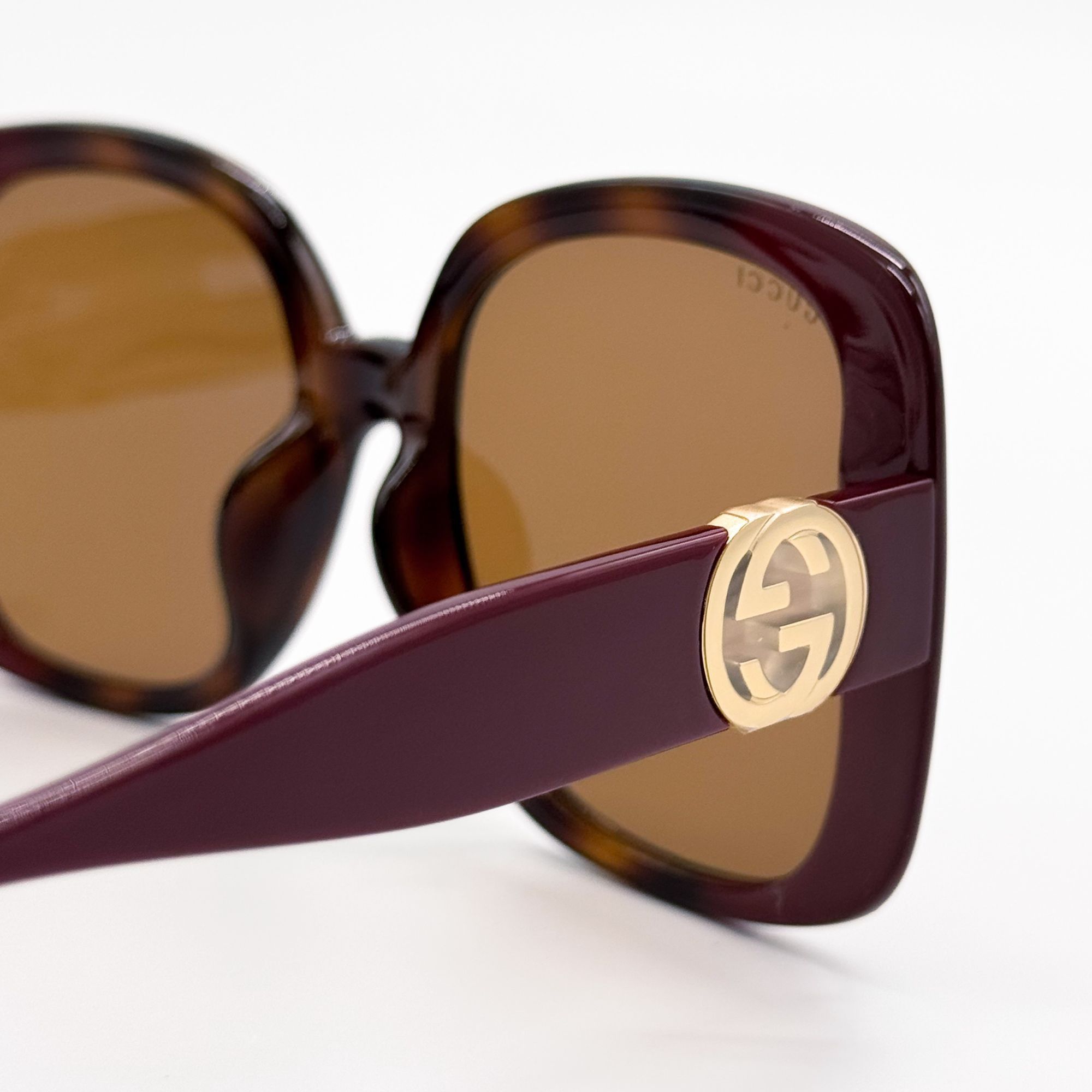 Gucci NEW GUCCI SUNGLASSES GG1029SA 003 HAVANA OVERSIZED WOMEN Size ONE SIZE - 8 Thumbnail