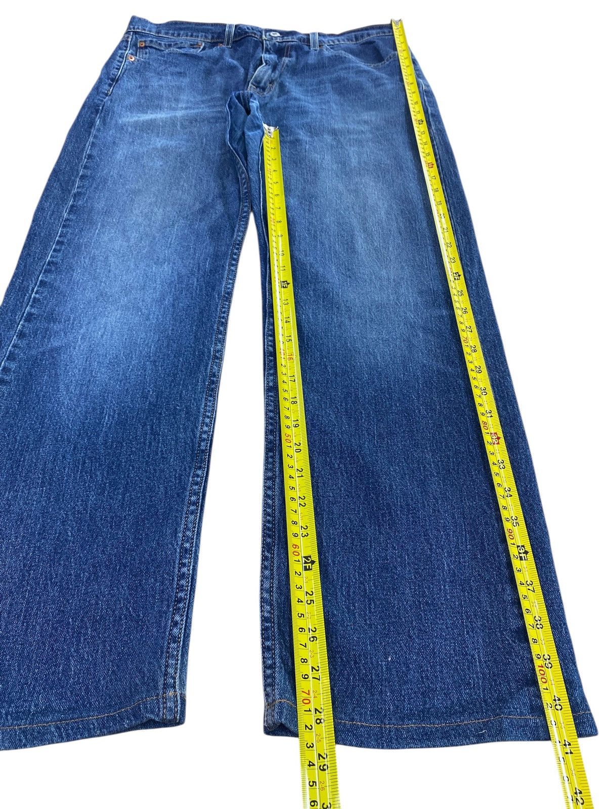 Levi's Levi’s Acid Blue Faded Wash Style Loose Jeans Size US 34 / EU 50 - 7 Thumbnail