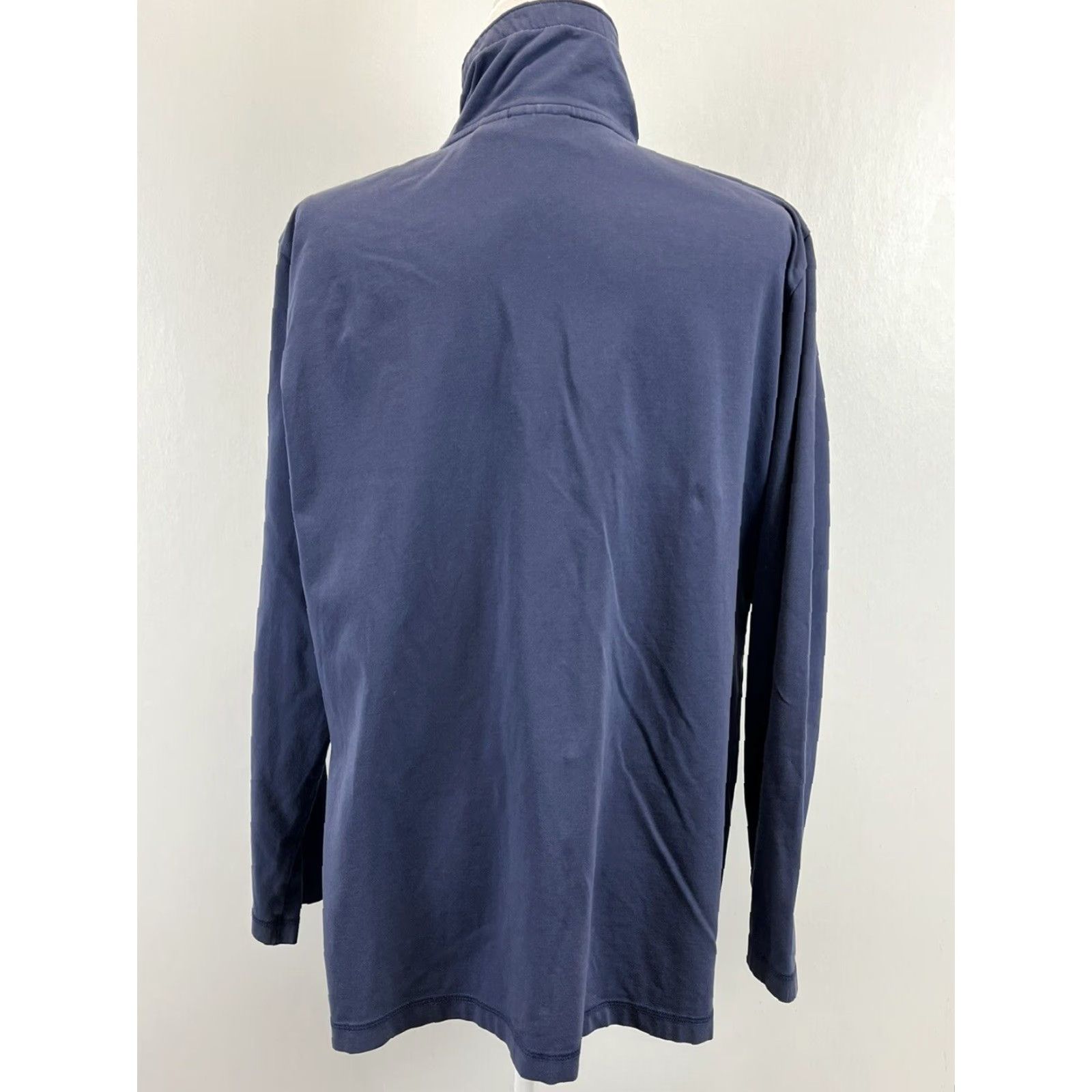 Vintage Chico's Women's Blue Lightweight Snap Jacket Sz XL Size XL / US 12-14 / IT 48-50 - 2 Thumbnail