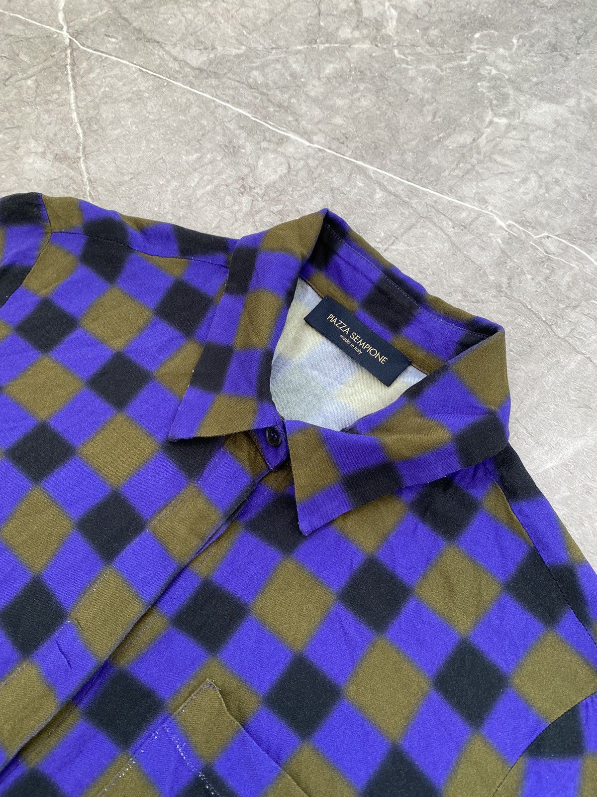 Piazza Sempione Piazza Sempione Long Sleeve Shirt Button Up Made in Italy Size S / US 4 / IT 40 - 4 Thumbnail