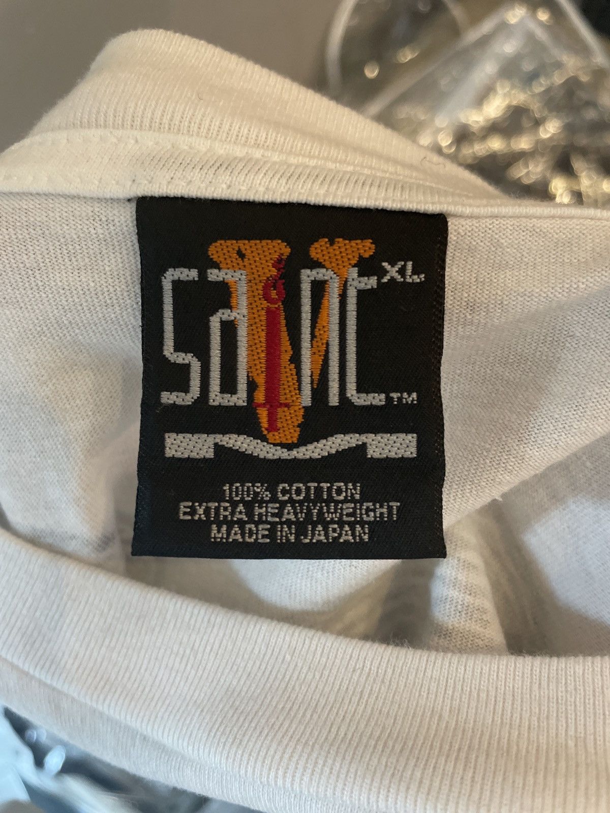 Saint Michael × Vlone Saint Michael x Vlone No Cap Long Sleeve T-Shirt White XL Size US XL / EU 56 / 4 - 5 Thumbnail