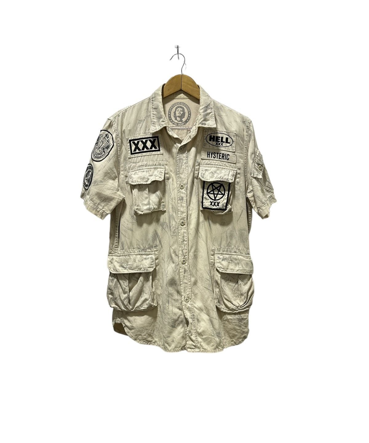 Hysteric Glamour Hysteric Glamour For Rebel 5 Pocket Button Up shirt HellXXX Size US M / EU 48-50 / 2 - 1 Thumbnail