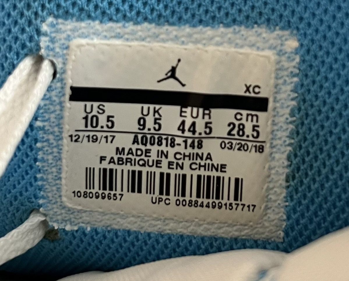 Jordan Brand × Off-White Air Jordan 1 x Off-White NRG UNC Sneakers Men’s Size 10.5 Size US 10.5 / EU 43-44 - 9 Thumbnail