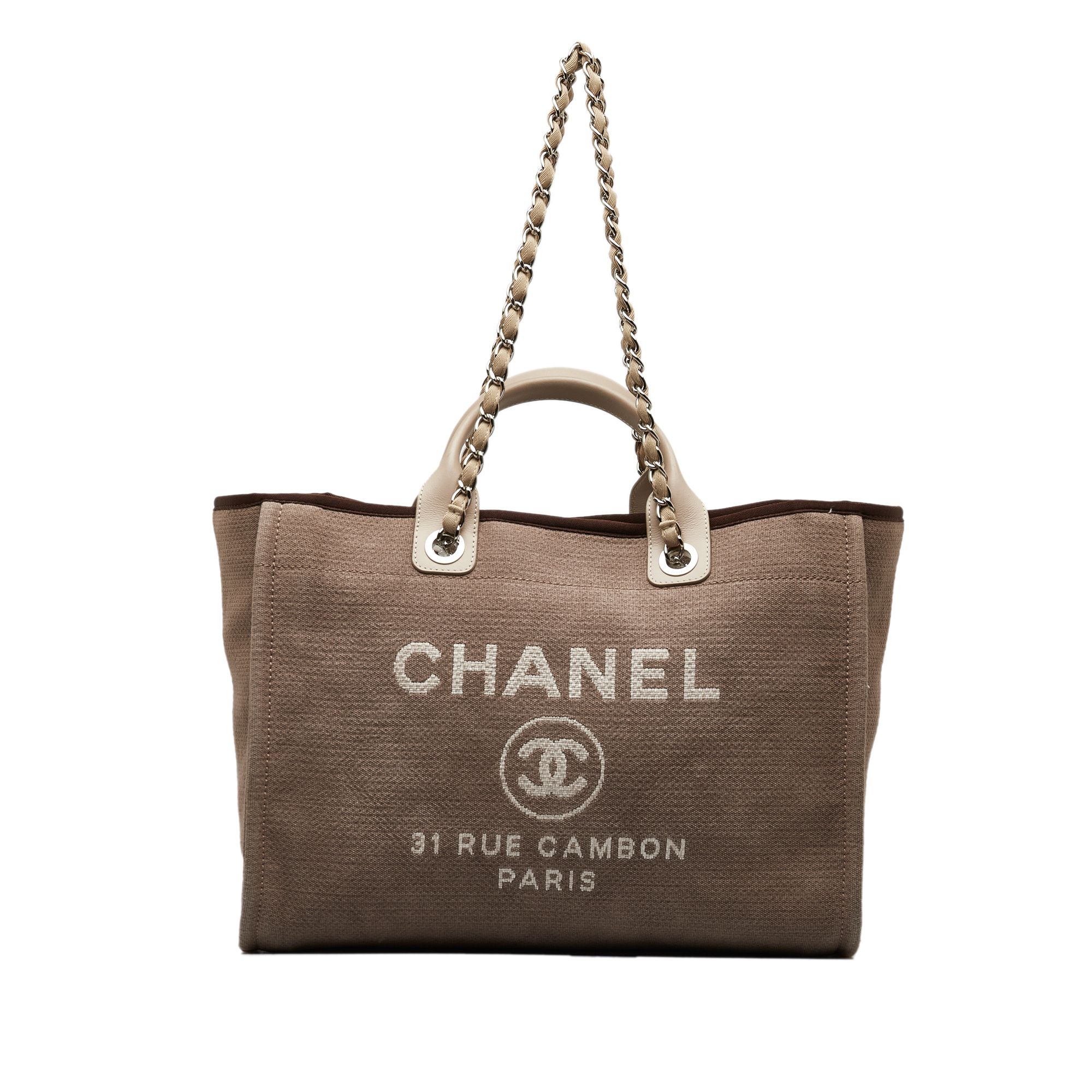Chanel Chanel Large Deauville Shopping Tote