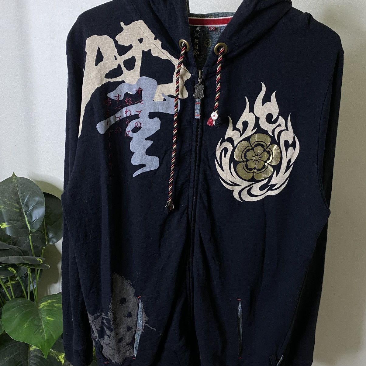 If Six Was Nine Seditonaries Cross Guns Ed Hardy Style Zip Up Hoodie Size US L / EU 52-54 / 3 - 5 Thumbnail