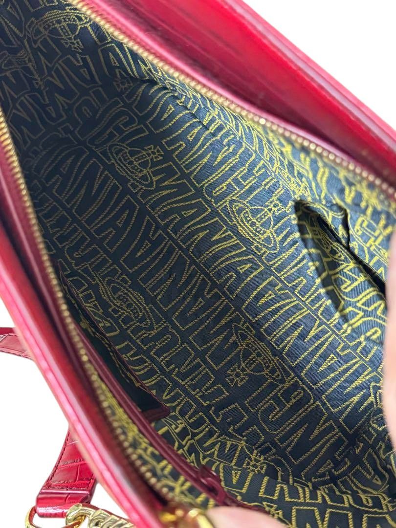 Vivienne Westwood Vivienne Westwood - Anglomania Crocodile Embossed Handbag Size ONE SIZE - 10 Thumbnail