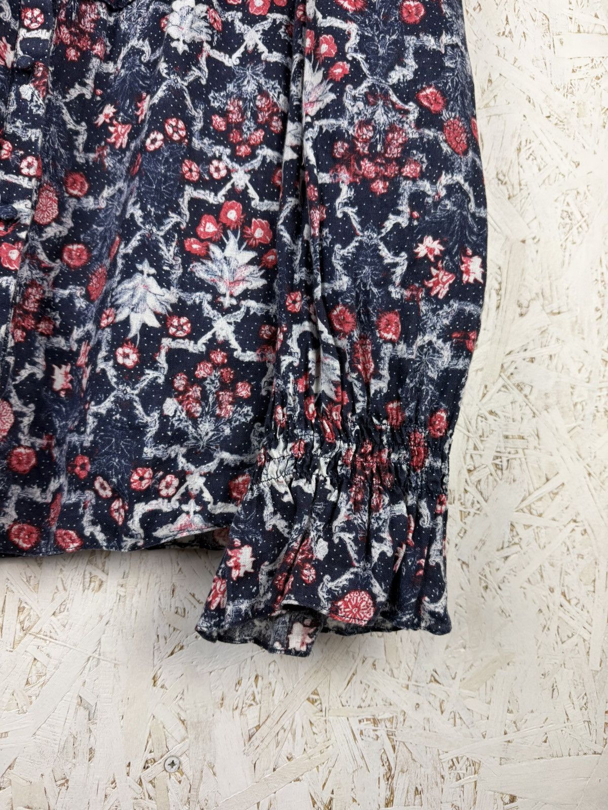 Isabel Marant Etoile Isabel Marant Etoile Blouse Tedy Linen Ruffle Button Up Size M / US 6-8 / IT 42-44 - 5 Thumbnail