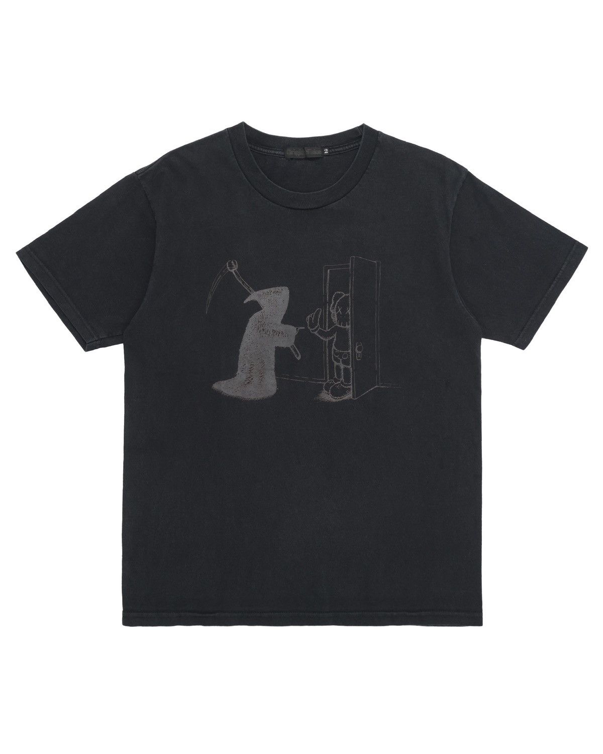 Original Fake KAWS / OriginalFake Black graphic T-shir Size US M / EU 48-50 / 2 - 1 Thumbnail