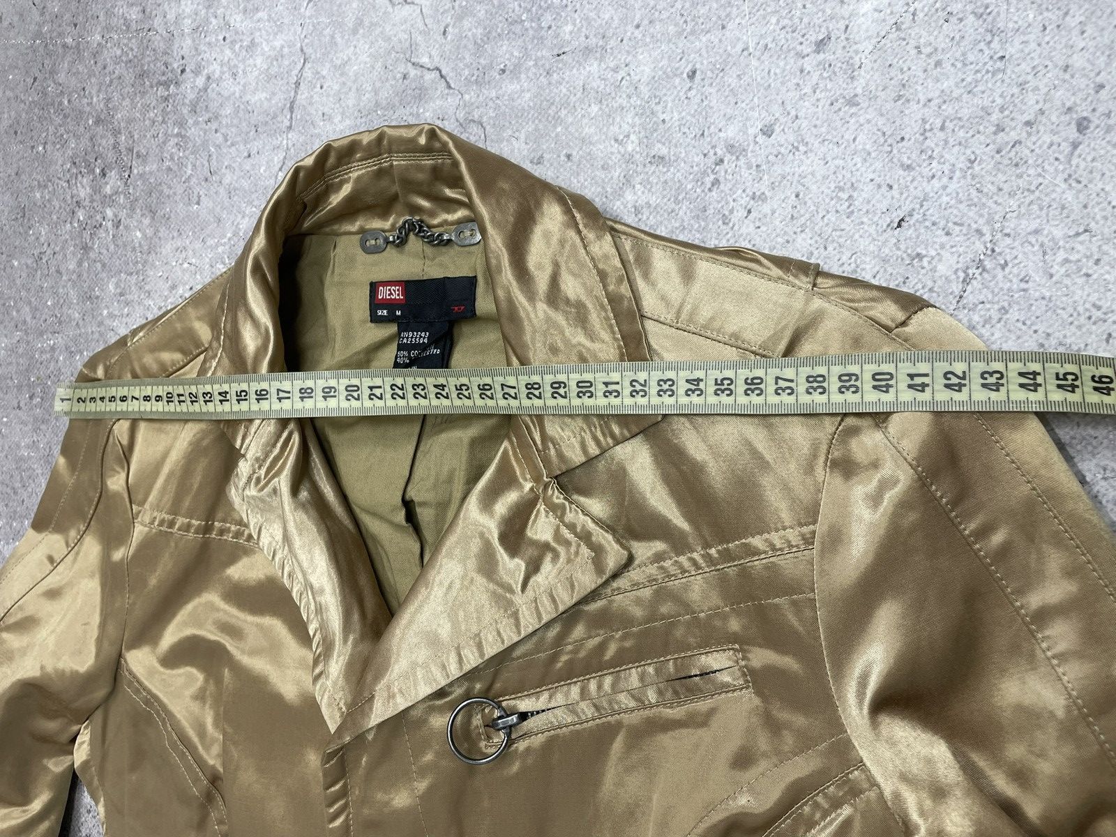 Diesel Retro Diesel front logo retro satin blazer jacket japanese Size M / US 6-8 / IT 42-44 - 14 Thumbnail