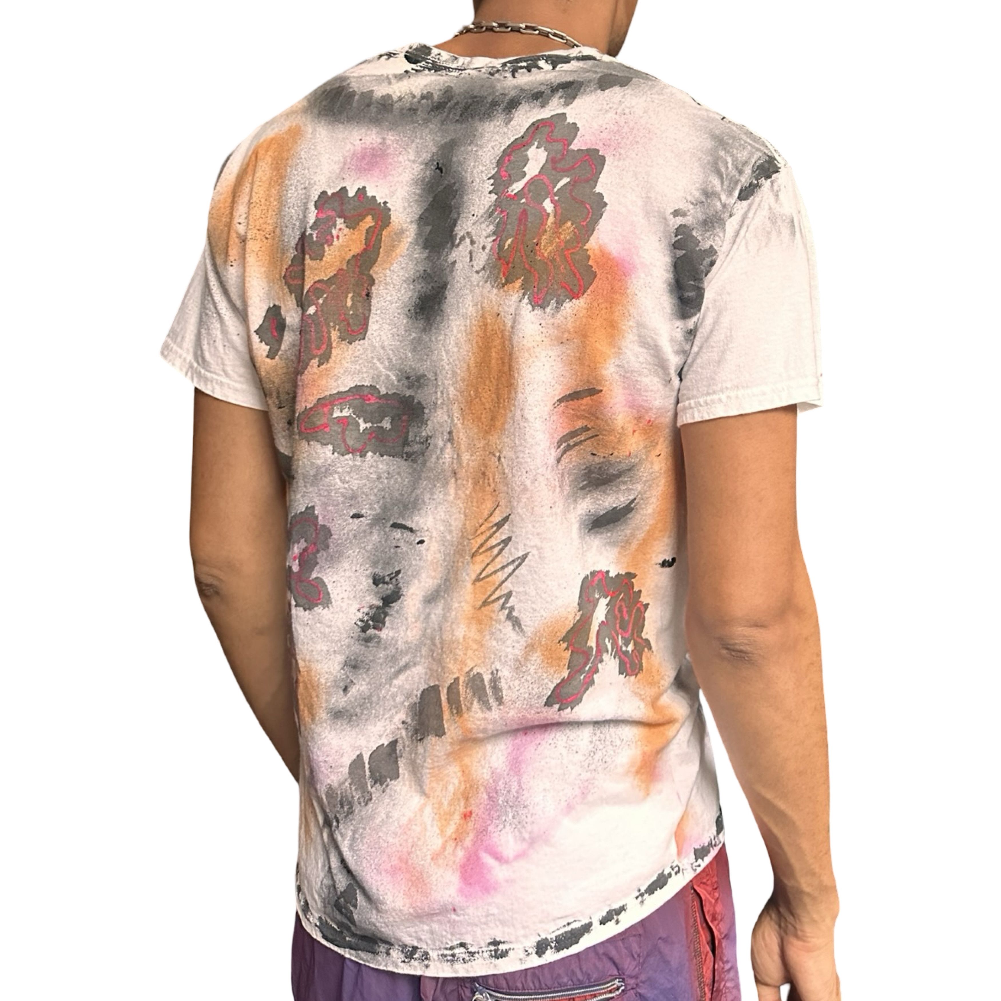 Gildan ASTROBOI* x Gildan 'Crossway' White Graphic T-shirt - Large Size US L / EU 52-54 / 3 - 4 Thumbnail