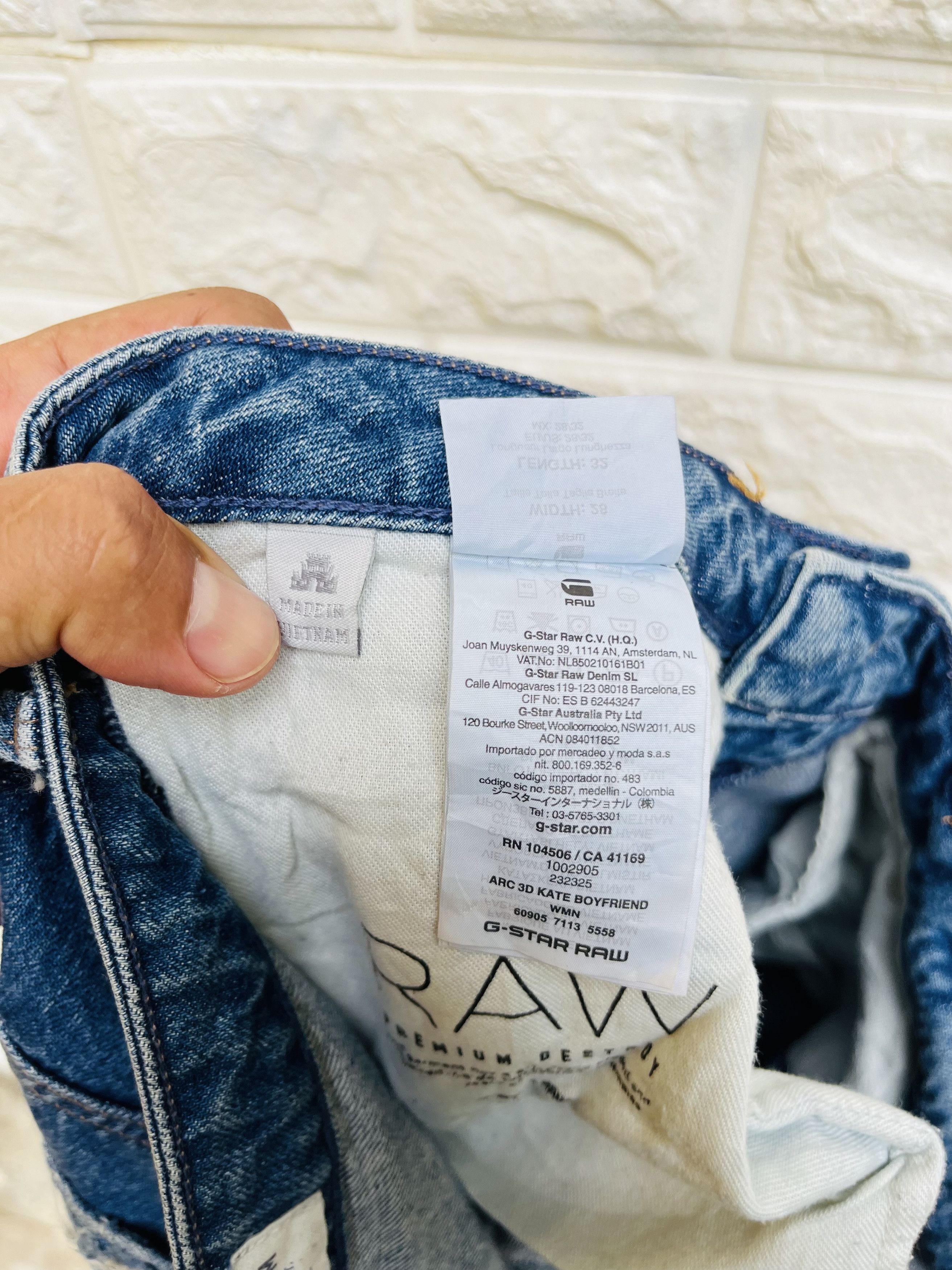 G-Star × Japanese Brand Vintage G-Star Raw Distressed Japan Designer Fashion Style Size US 32 / EU 48 - 12 Thumbnail