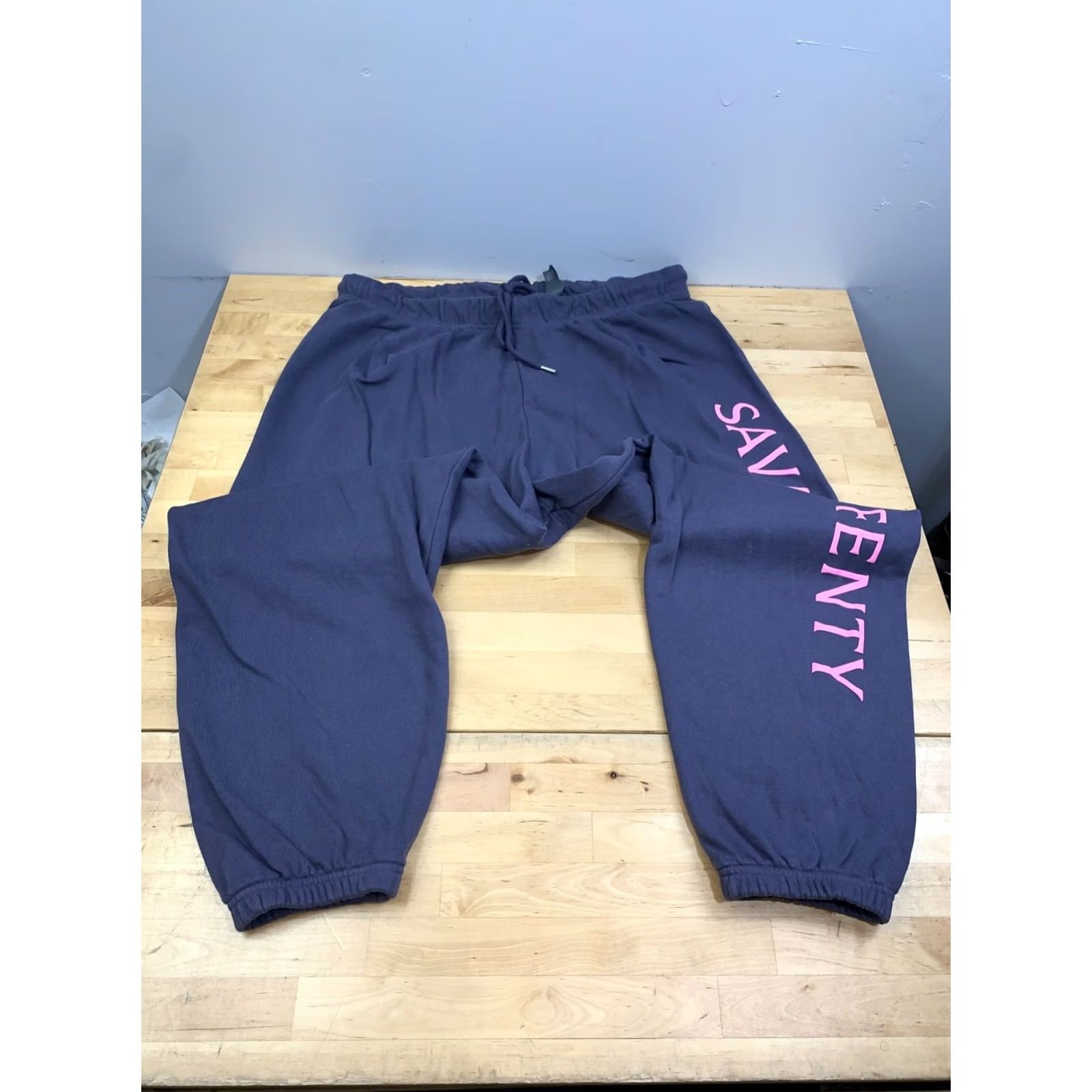 Vintage Savage x Fenty Sweatpants XL Purple Women Size 40" / US 18 - 4 Thumbnail