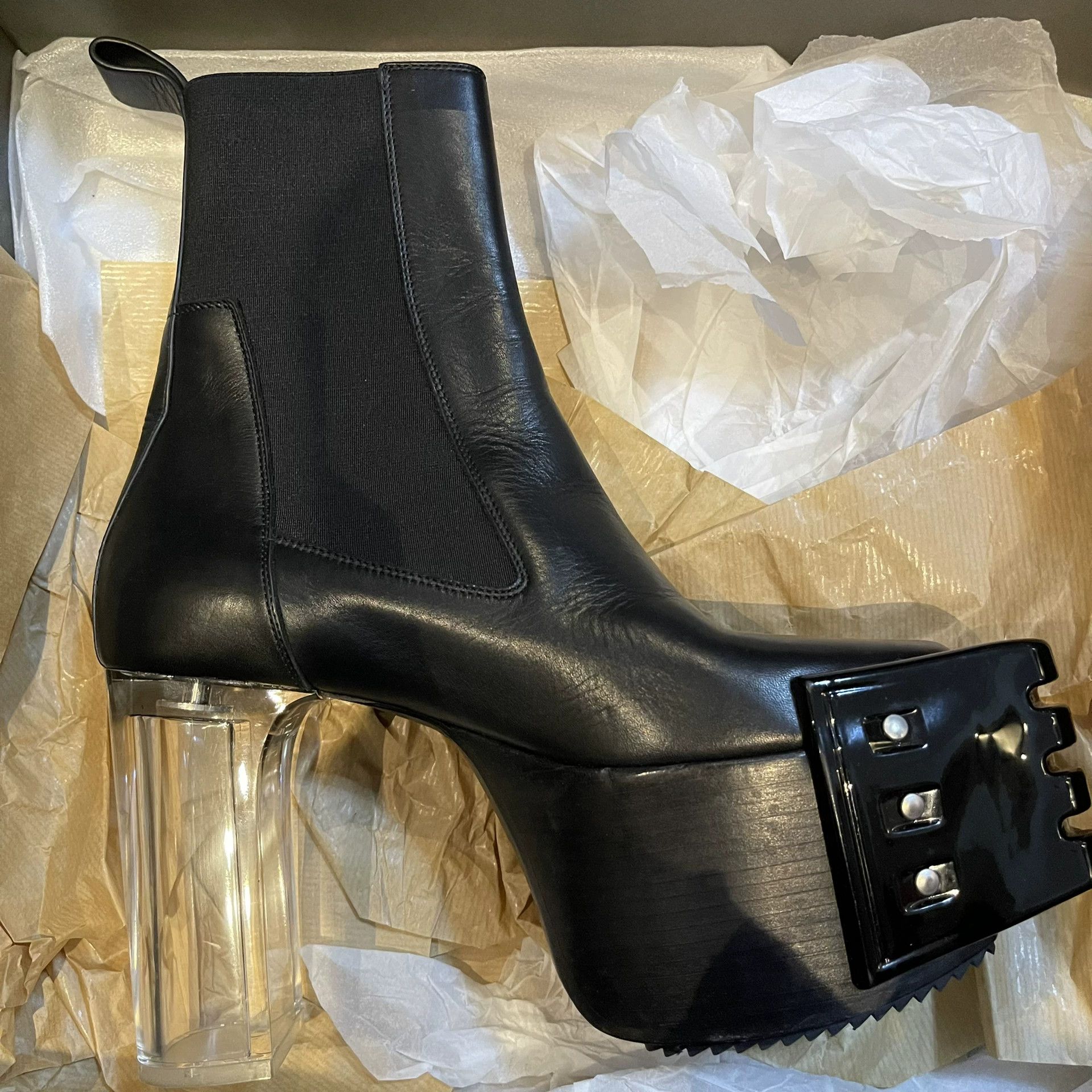 Rick Owens Rick Owens Kiss Boots High Heels Size US 10 / IT 40 - 1 Thumbnail