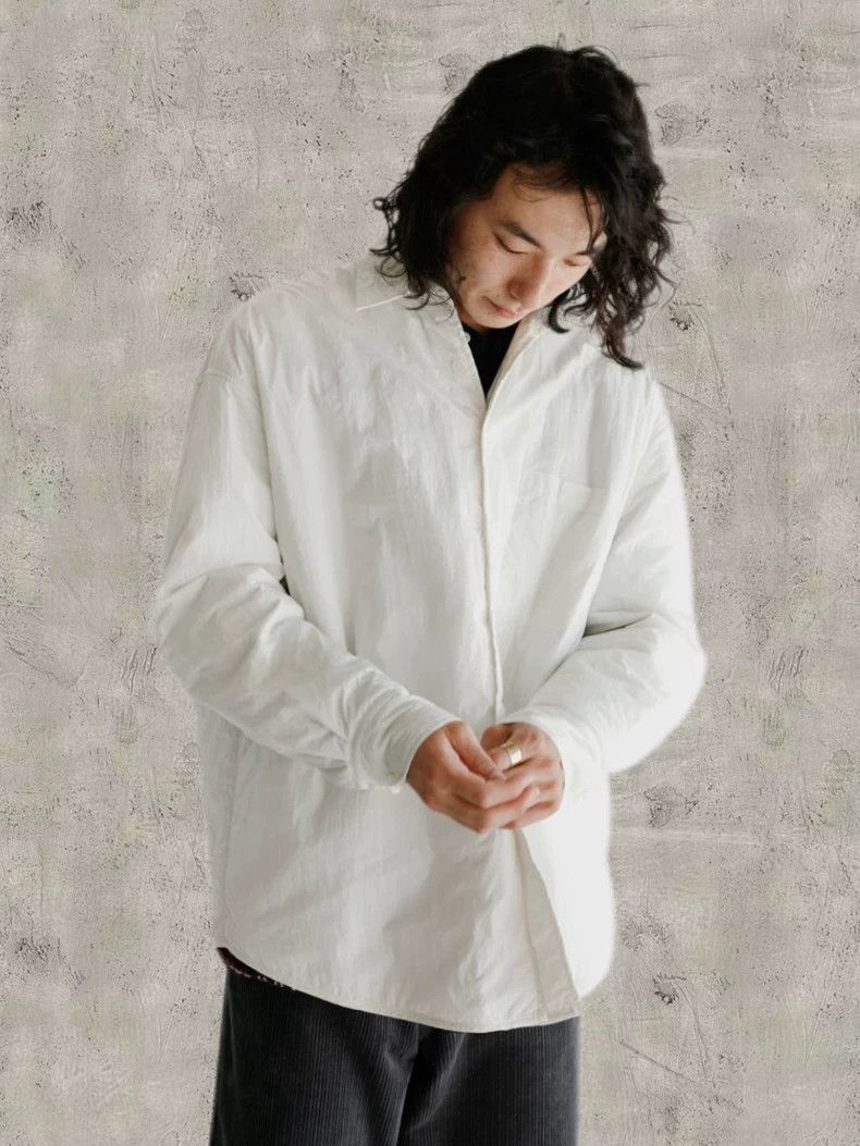 Our Legacy Our Legacy size38 Lightweight beige embossed taffet jacket Size US XXS / EU 40 - 1 Thumbnail