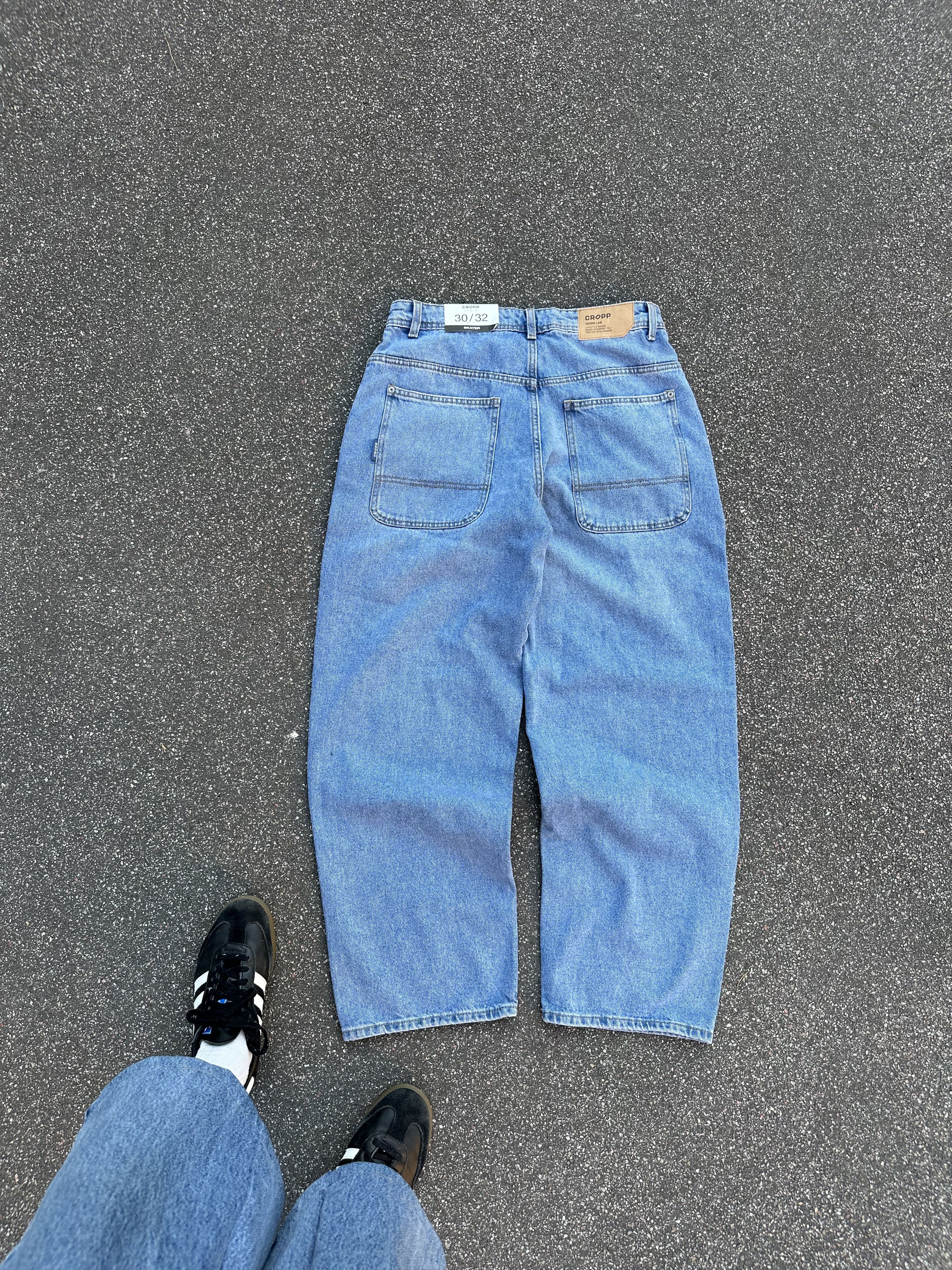 Japanese Brand Baggy Skate Jeans Blue Denim Japanese Style New Size US 32 / EU 48 - 1 Thumbnail
