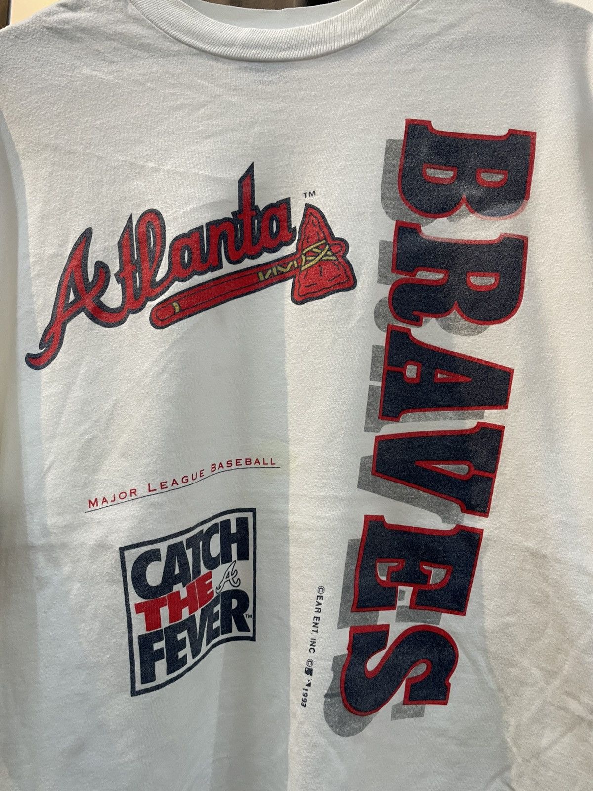 Band Tees × NFL × Vintage Atlanta Braves Size US XL / EU 56 / 4 - 2 Thumbnail