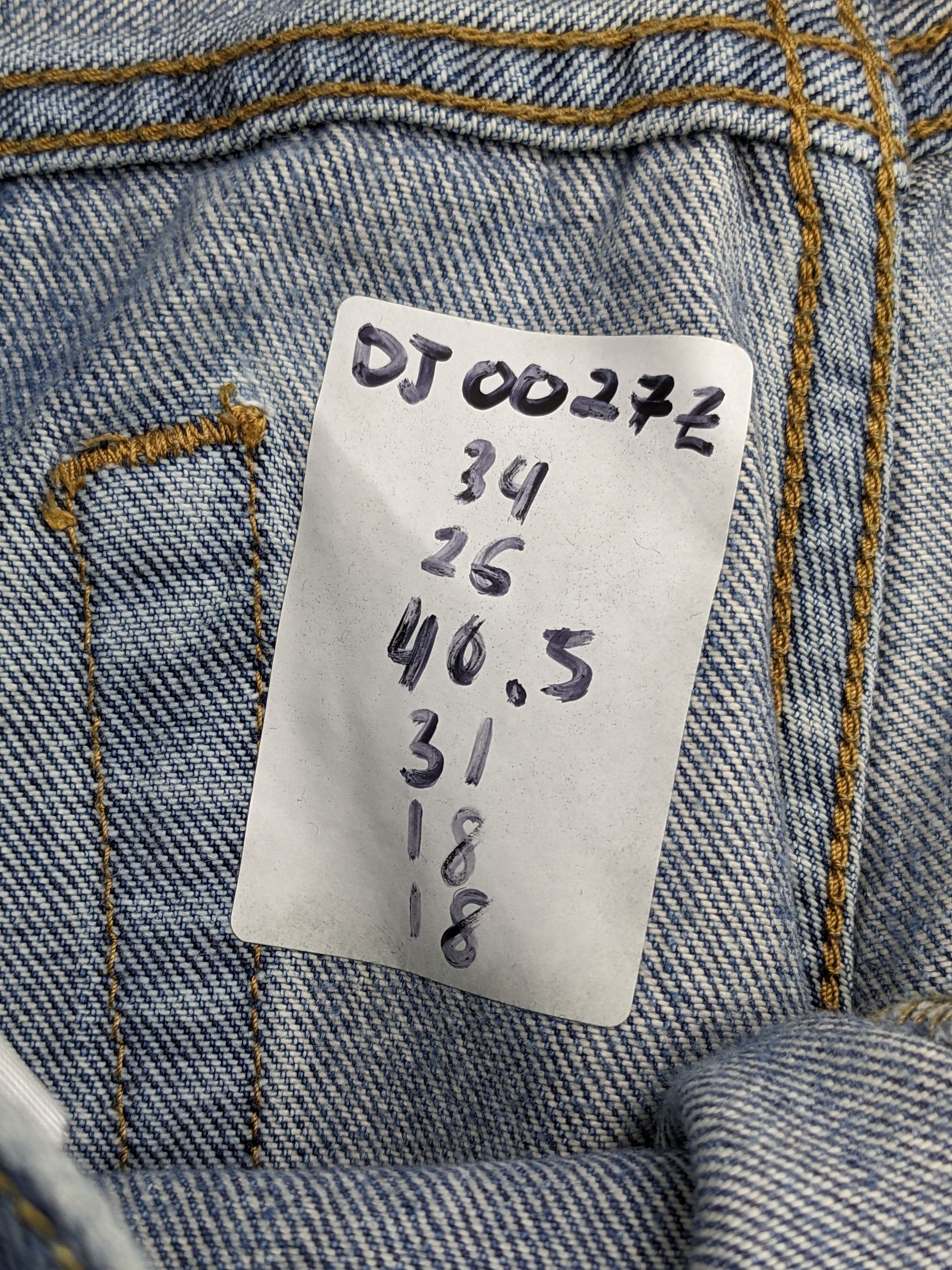 Levi's Vintage Levis 501 Faded Blue Jeans DJ0027Z Size US 34 / EU 50 - 18 Thumbnail