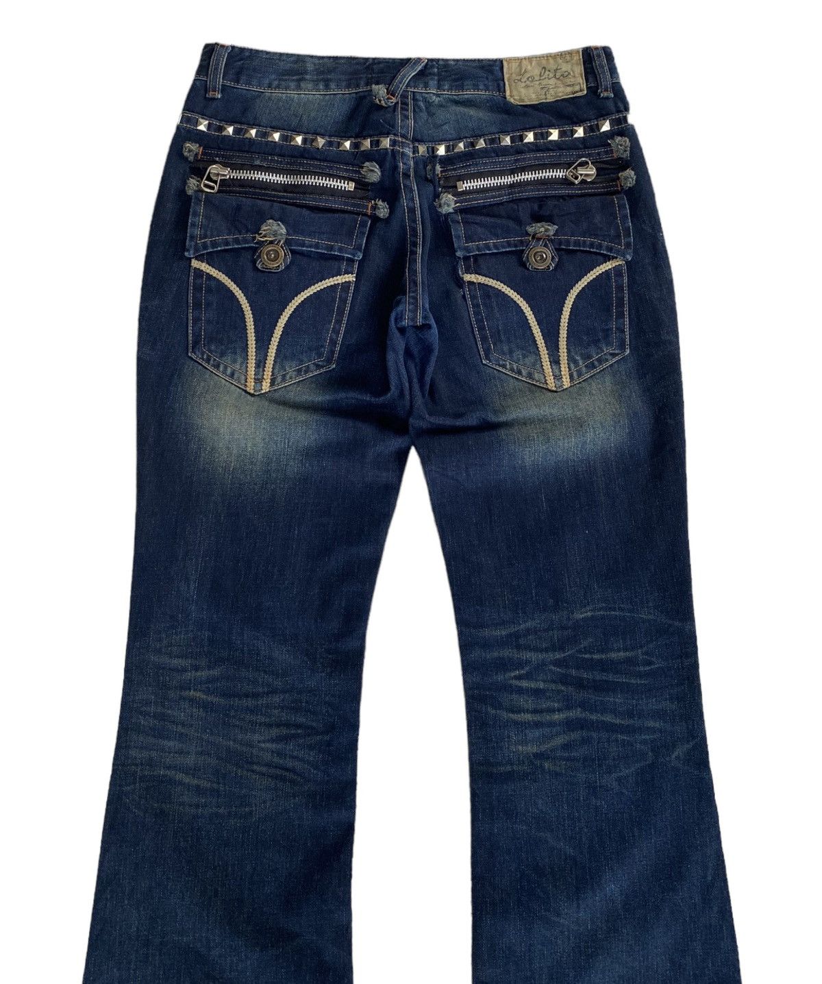 Hysteric Glamour 💥FLARED💥LOLITA JEANS BOOTCUT DISTRESSED DENIM FLARE JEANS Size US 32 / EU 48 - 6 Thumbnail