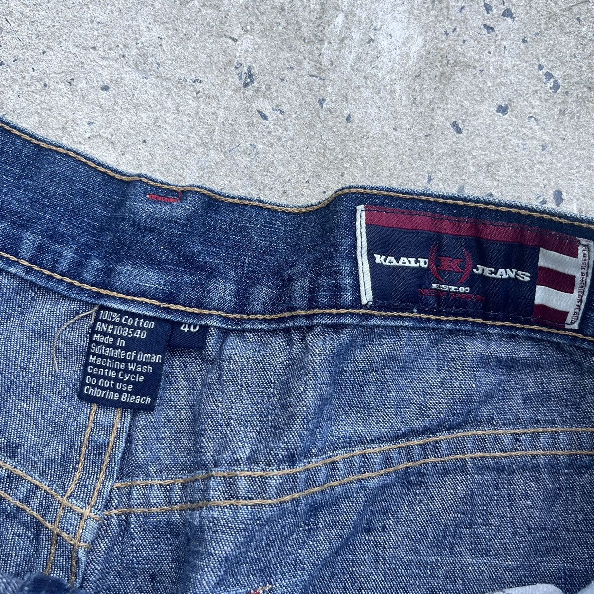 Vintage Vintage Y2K Baggy Double Knee KAALU JEANS Jorts Size US 42 / EU 58 - 3 Thumbnail