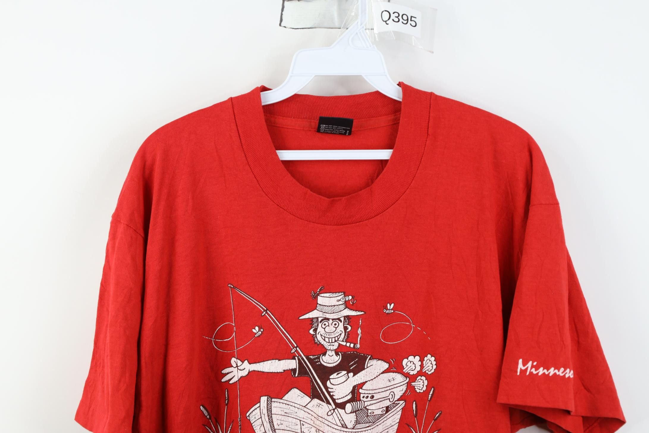 Vintage Vintage 90s Day Fishing Is Better Than Best Day Work T-Shirt Size US XL / EU 56 / 4 - 2 Thumbnail