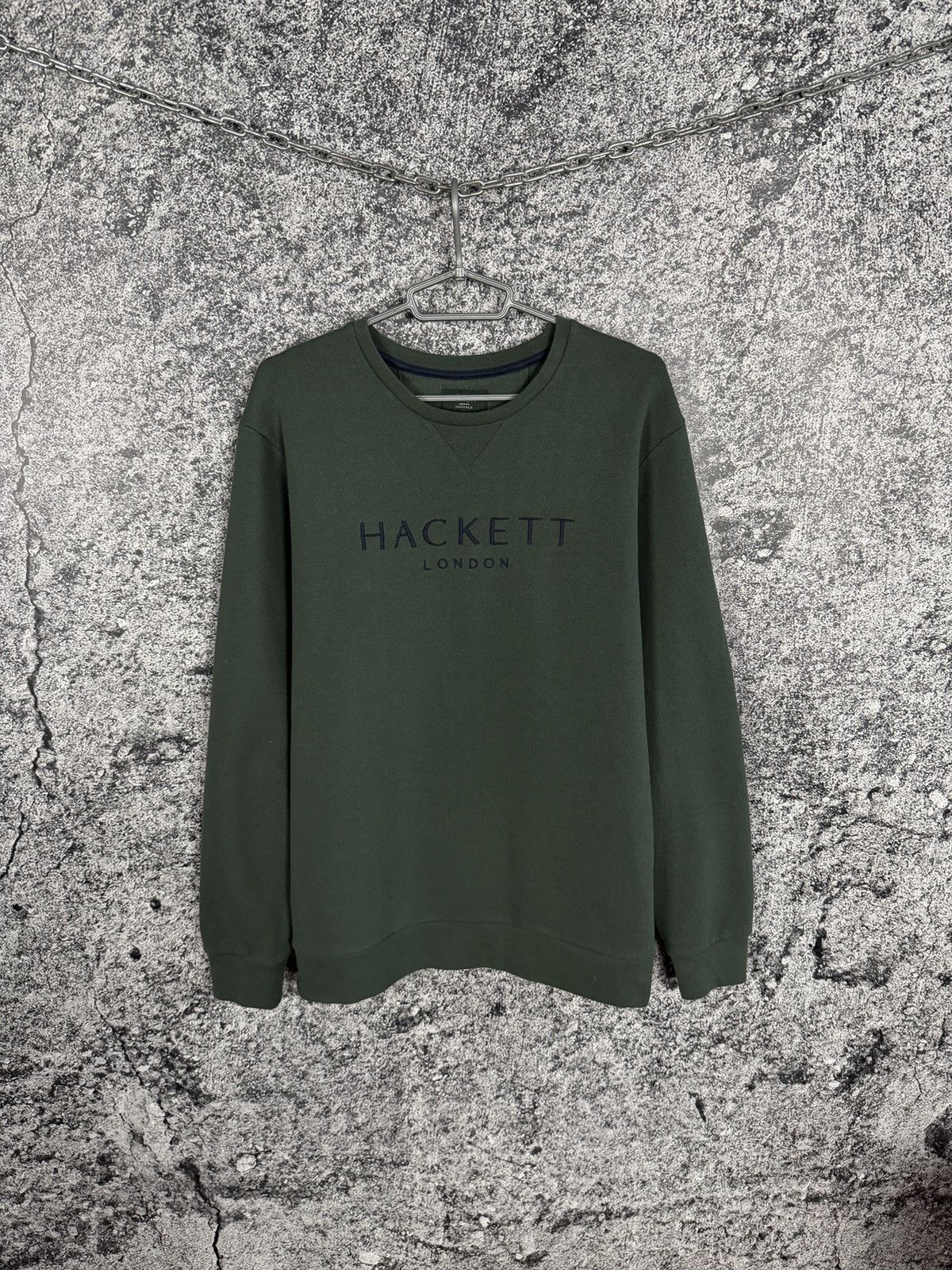 Hackett Hackett London Heritage Crew Sweatshirt Pullover Big Logo XL Size US XL / EU 56 / 4 - 1 Thumbnail