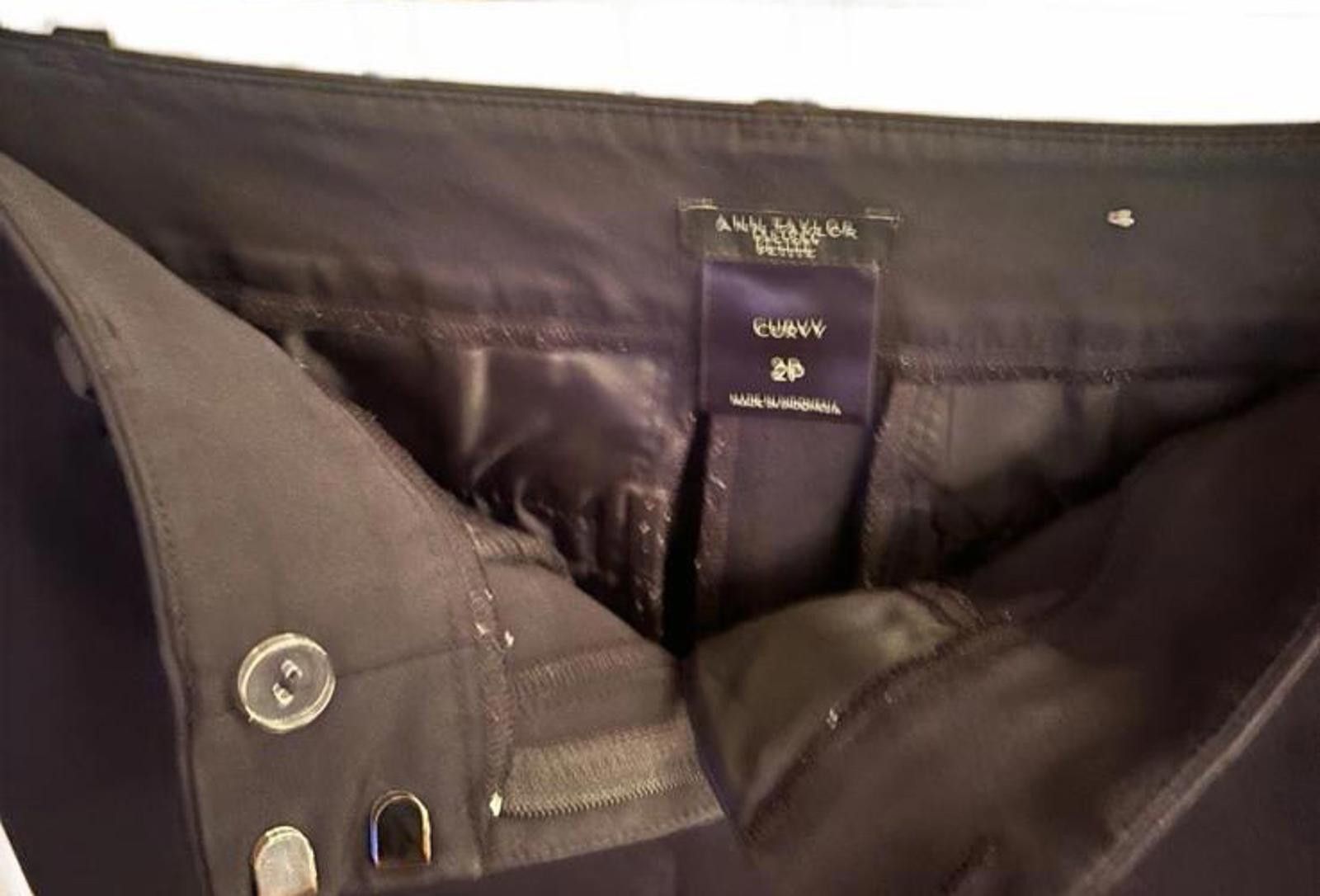 Ann Taylor Ann Taylor Black Women's Dress Pants Size 26" / US 2 / IT 38 - 3 Thumbnail