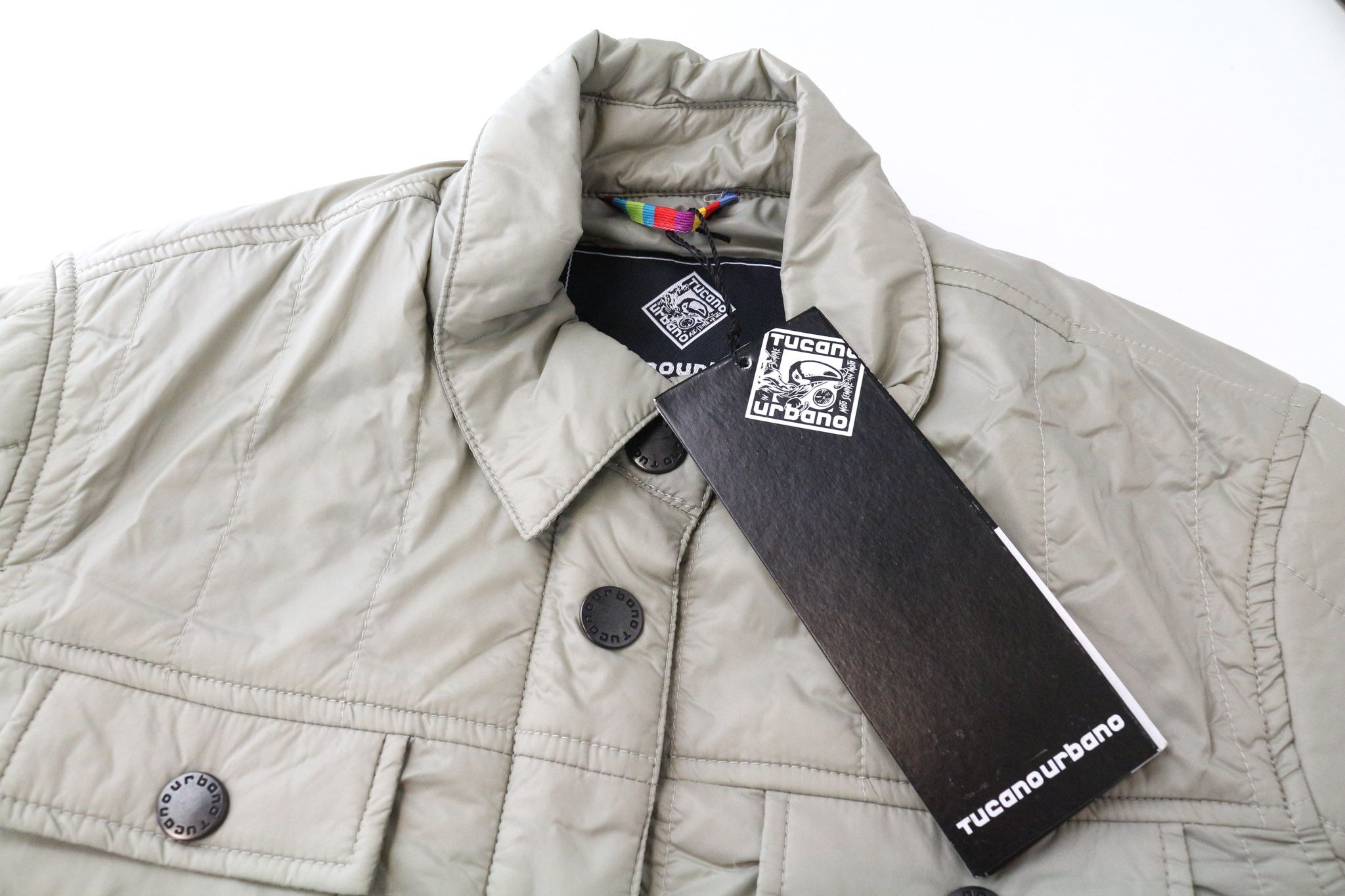 Other TRUDY IT44 Beige Windproof Moto Jacket 75269 Size XXL / US 16-18 / IT 52-54 - 3 Thumbnail