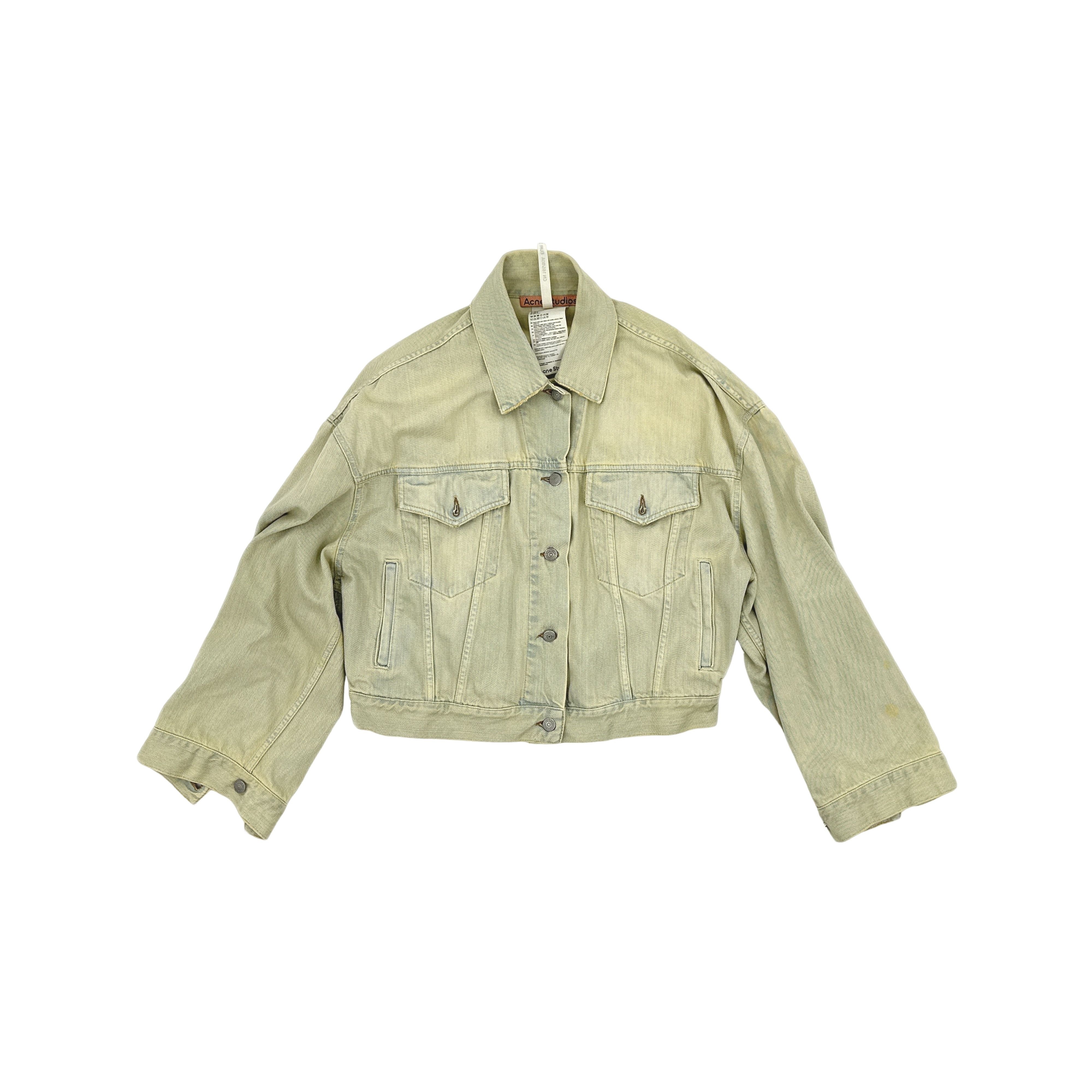 Acne Studios Acne Studios Washed Denim Jacket EU 34 Size XS / US 0-2 / IT 36-38 - 1 Thumbnail