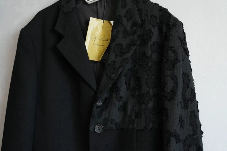 Yohji Yamamoto Yohji Yamamoto 22 AW Black Leopard Show Jacket 2503-Nextar Size US M / EU 48-50 / 2 - 4 Thumbnail
