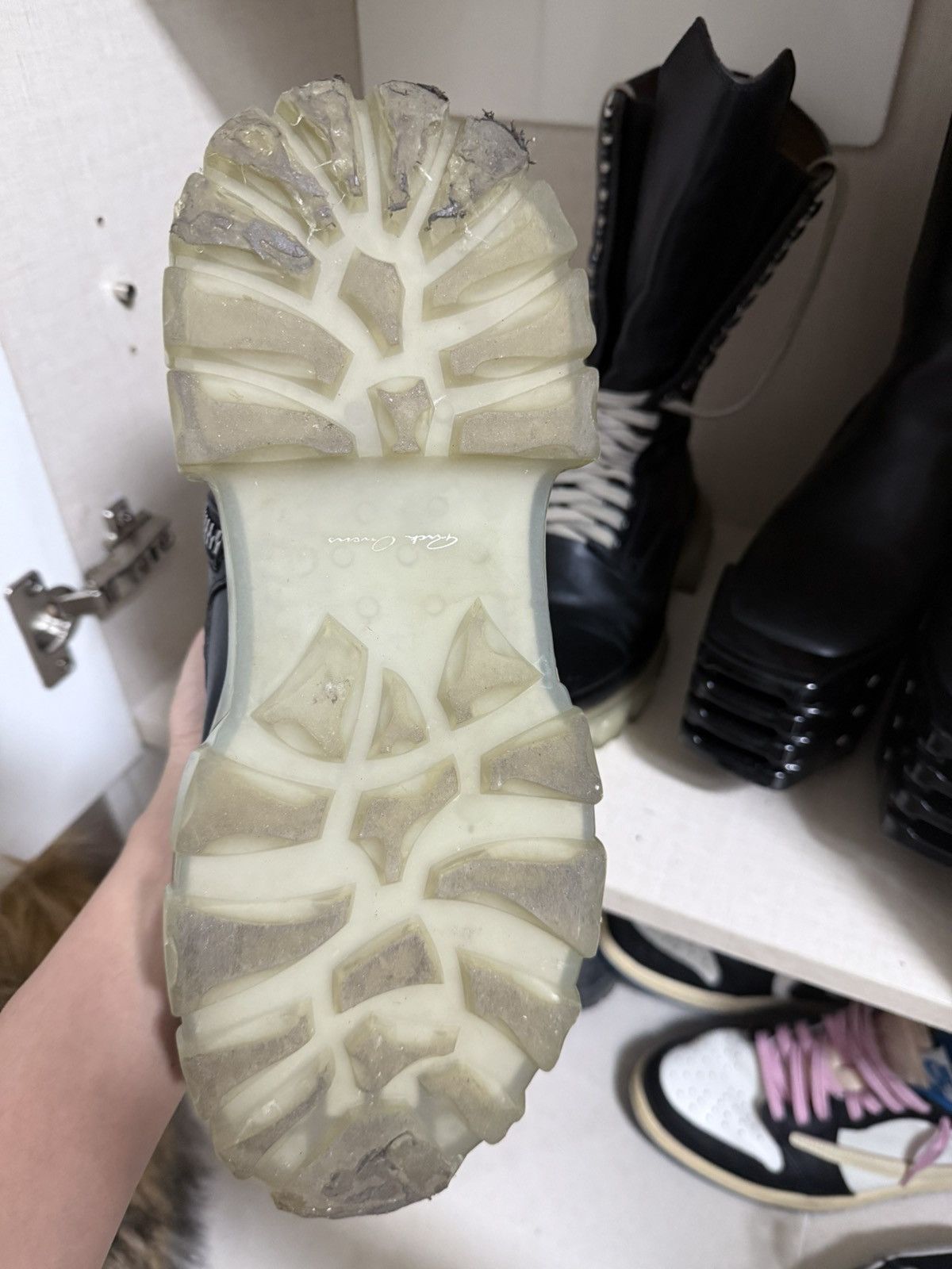 Rick Owens Sisyphus Tractor Boots Size US 8 / EU 41 - 4 Thumbnail
