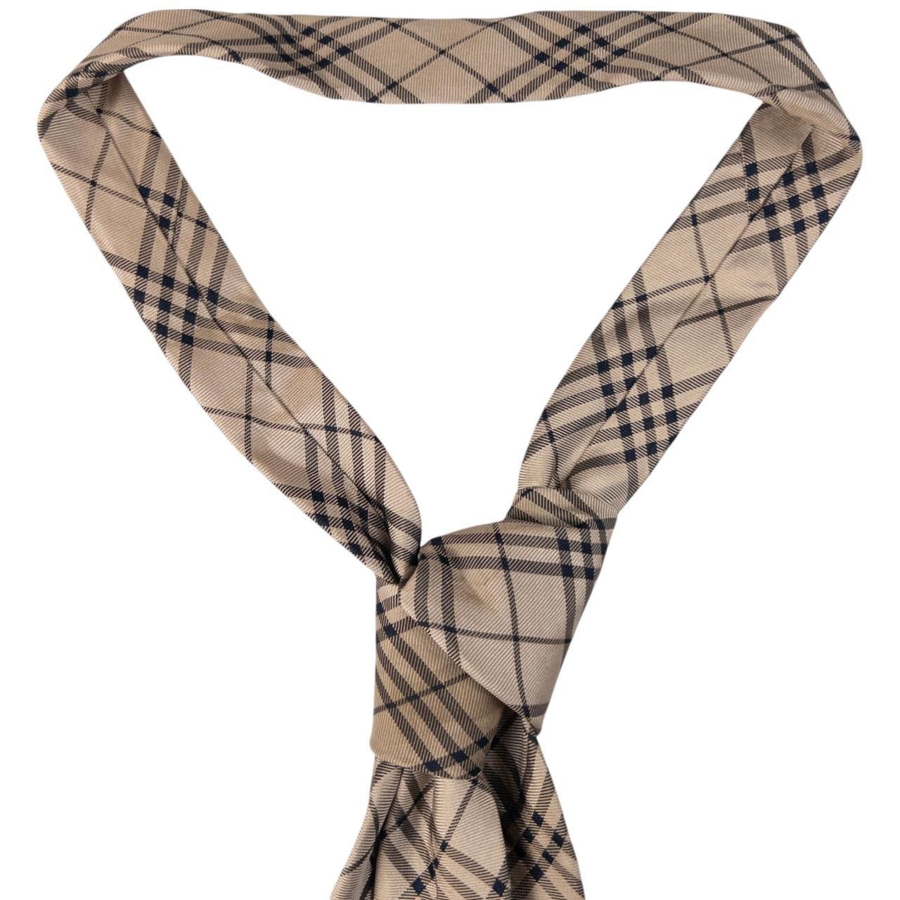Burberry Vintage Burberry Nova Check Silk Tie Size ONE SIZE - 3 Thumbnail