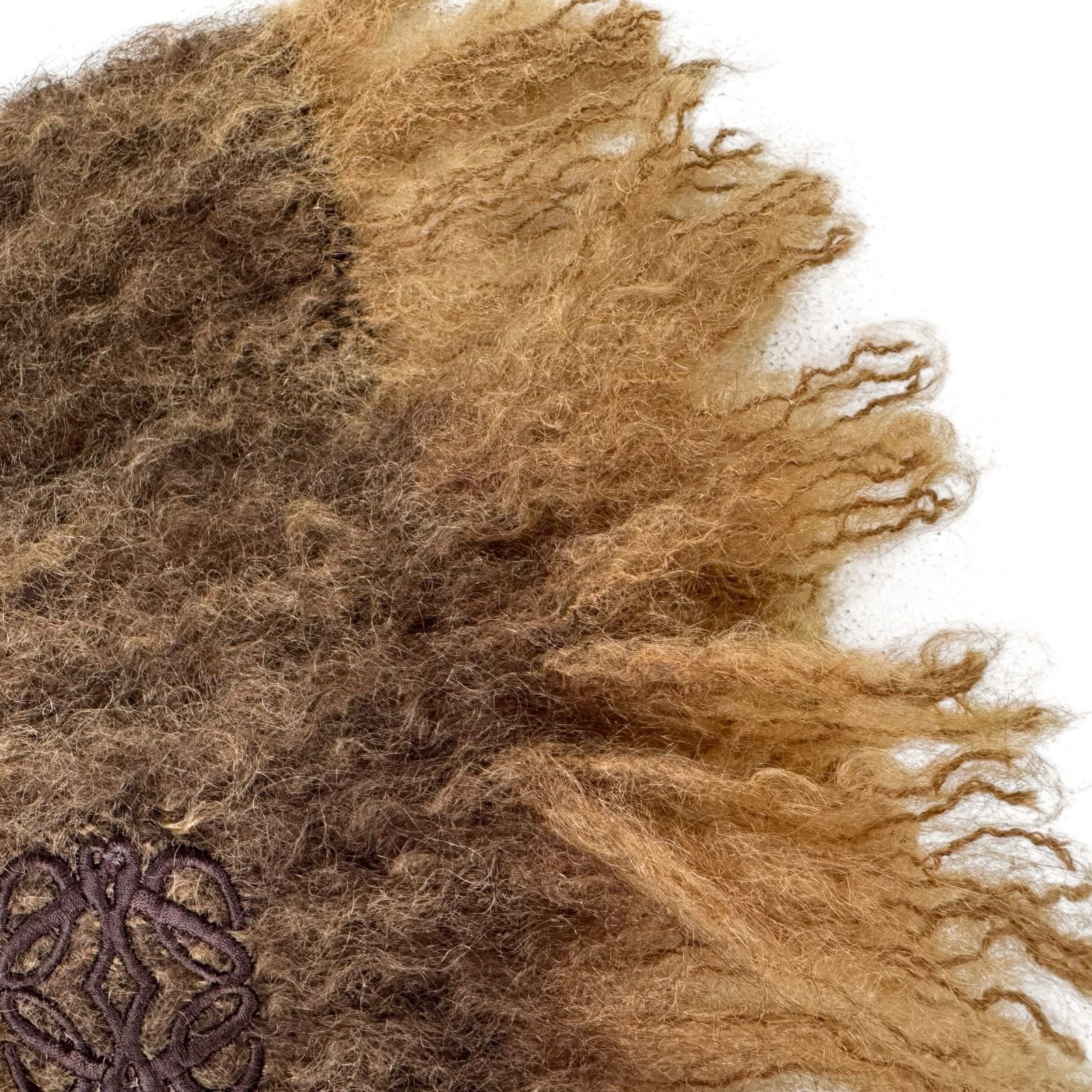 Loewe Loewe Brown Mohair & Wool Scarf Size ONE SIZE - 8 Thumbnail
