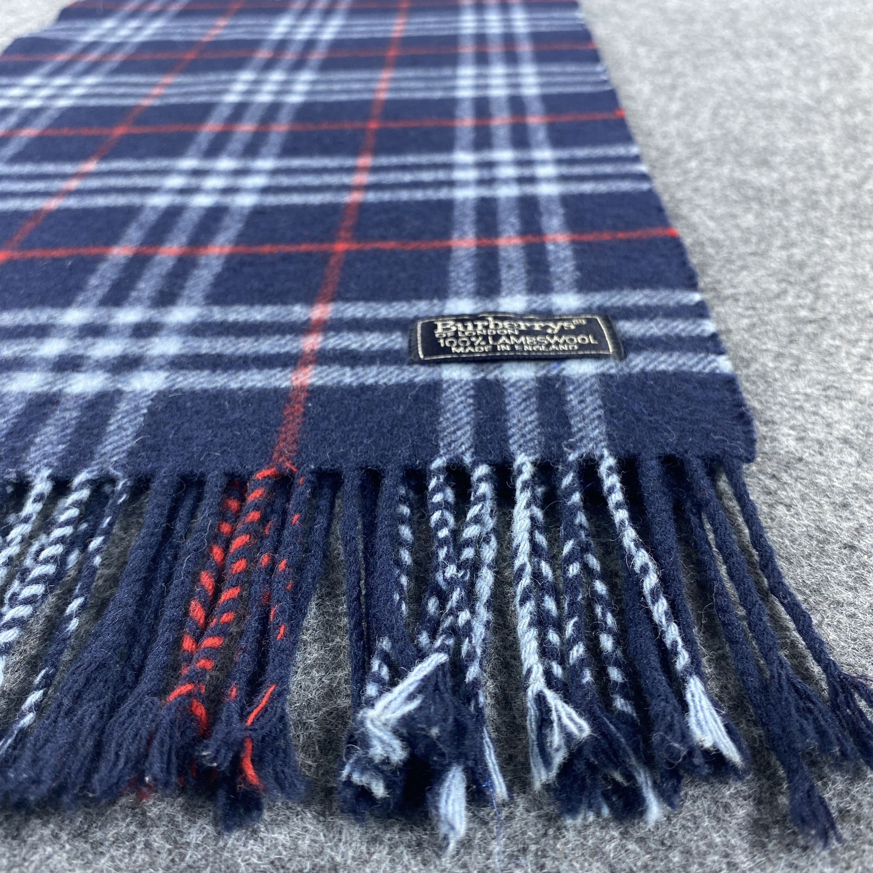 Burberry × Vintage GF10671 Burberry Scarf Neck Wear Muffler Nova Check Size ONE SIZE - 4 Thumbnail