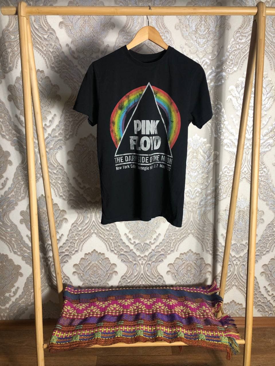 Band Tees VINTAGE PINK FLOYD WORLD TOUR ROCK T-SHIRT RETRO METAL 90s Size US M / EU 48-50 / 2 - 1 Thumbnail