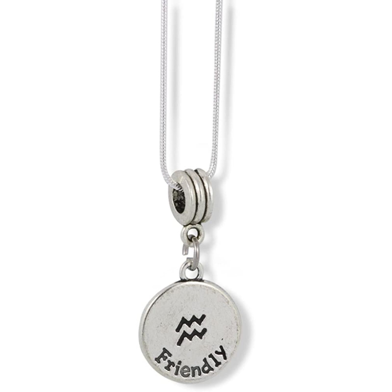 & Other Stories Aquarius Astrology Horoscope Zodiac Charm Chain Necklace Size ONE SIZE - 2 Thumbnail