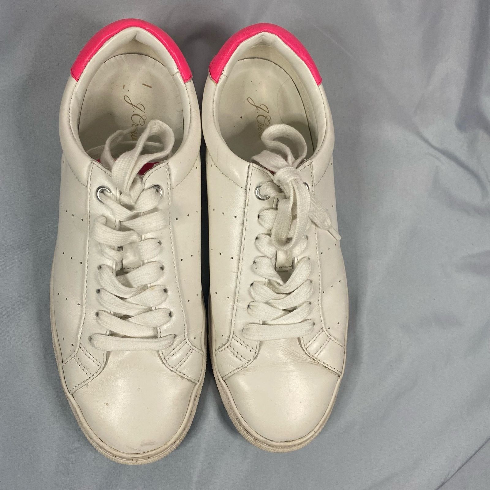 J.Crew J. CREW Saturday Sneakers in White Leather Size 8 Size US 8 / IT 38 - 4 Thumbnail