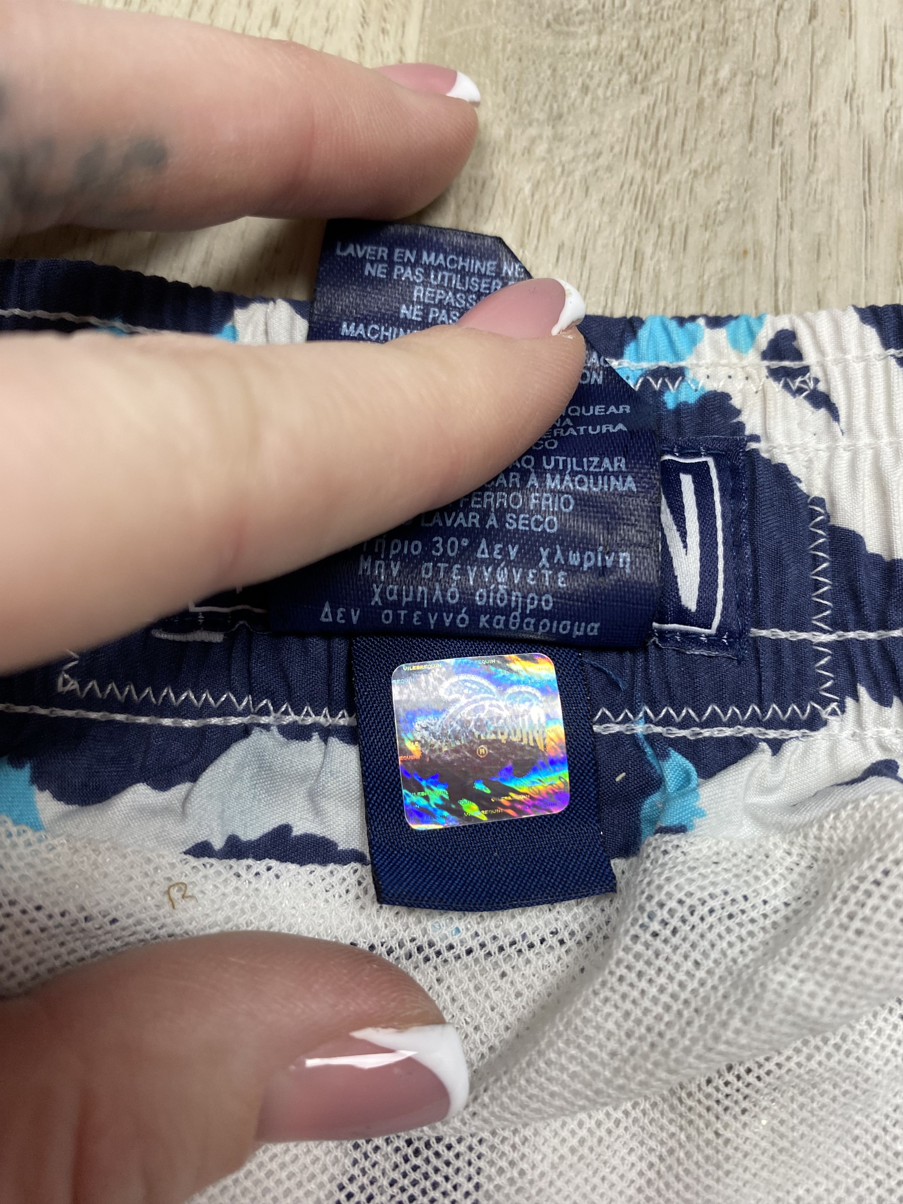 Vilebrequin × Vintage Vilebrequin Vintage Mens Nylon Swimming Shorts Y2K Size US 36 / EU 52 - 5 Thumbnail