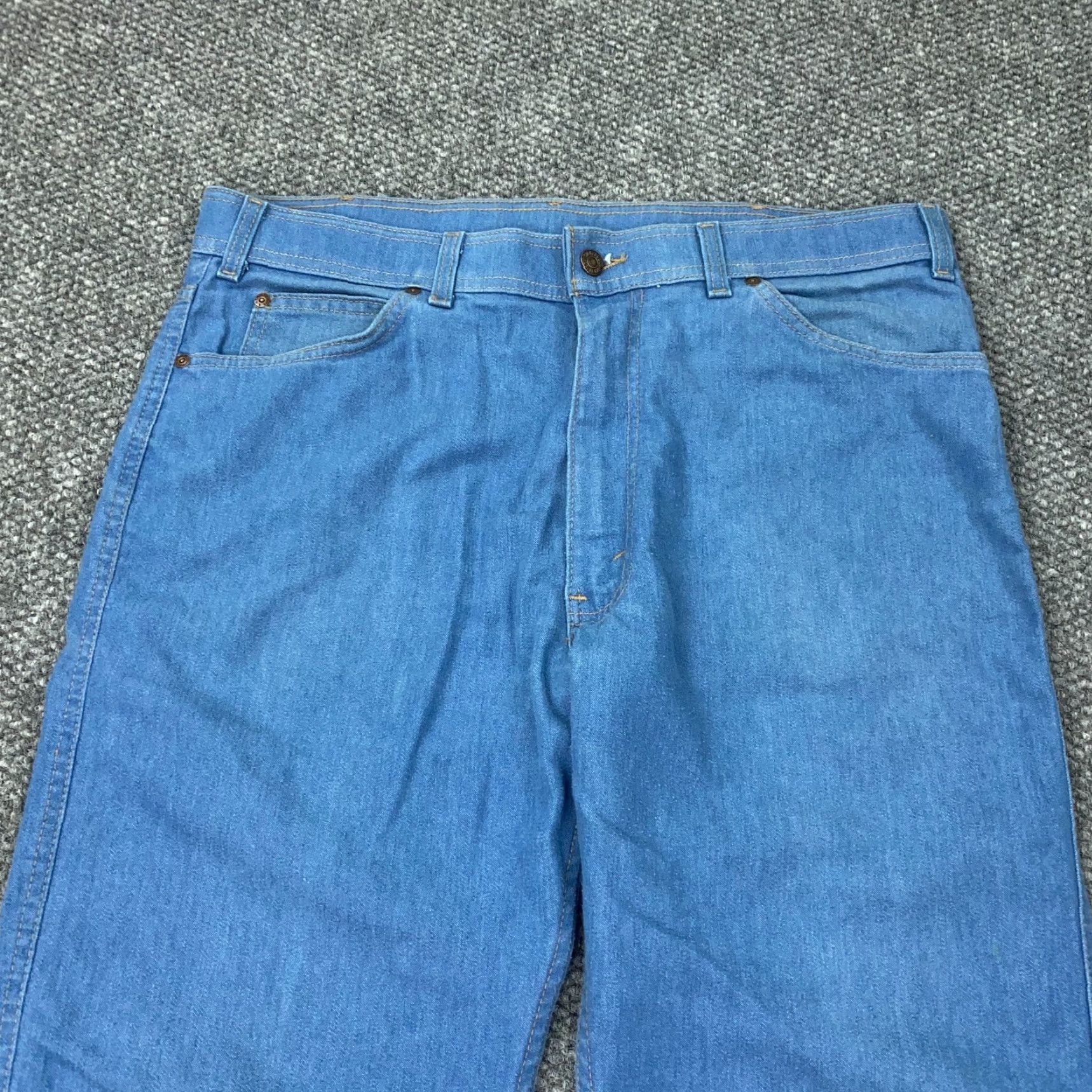 Levi's VINTAGE Levi's Jeans 38x31 Mens Blue 80s Western Denim 5-Pocket Relaxed Straight Made in USA Clothing Mens Size US 36 / EU 52 - 2 Thumbnail