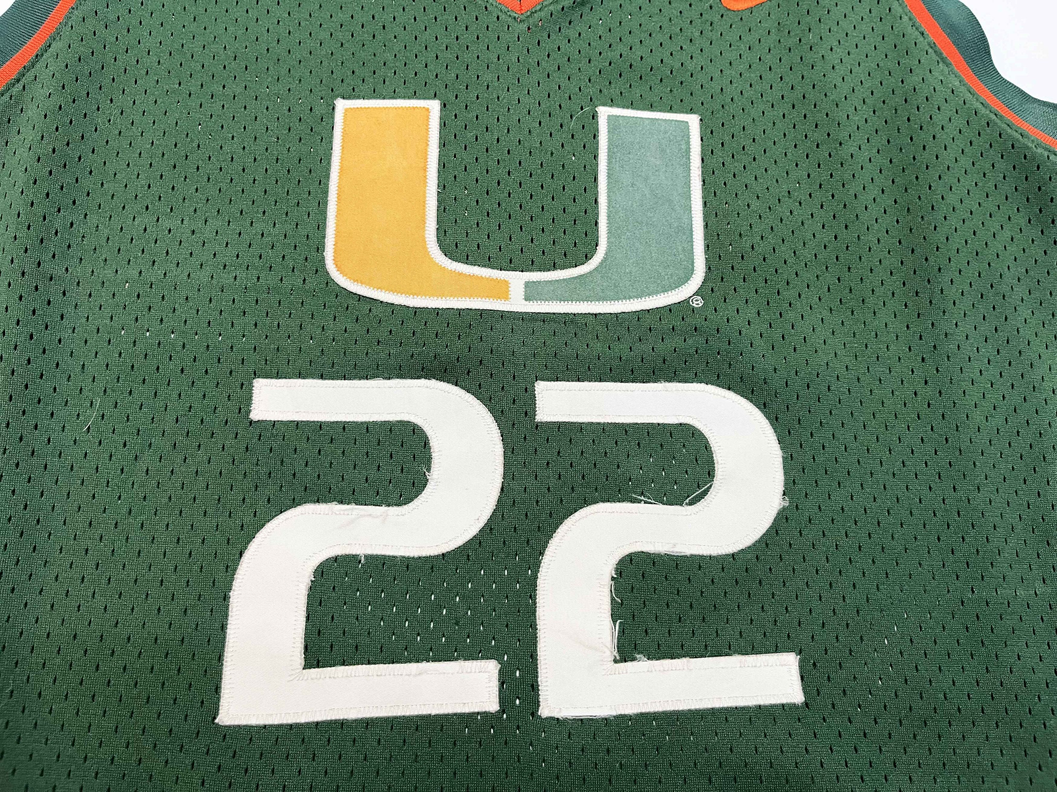 Nike Nike Miami Hurricanes #22 NCAA Basketball Jersey Size US XL / EU 56 / 4 - 2 Thumbnail