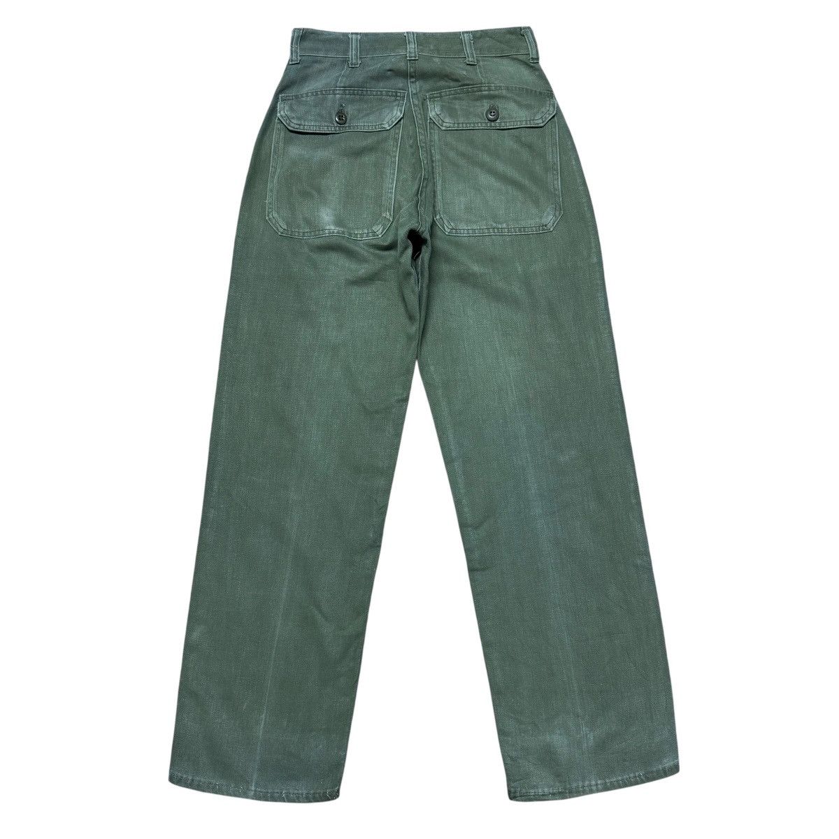 Vintage Vintage US Army OG107 Poplin Fatigue Pants Namwar Size US 28 / EU 44 - 1 Thumbnail