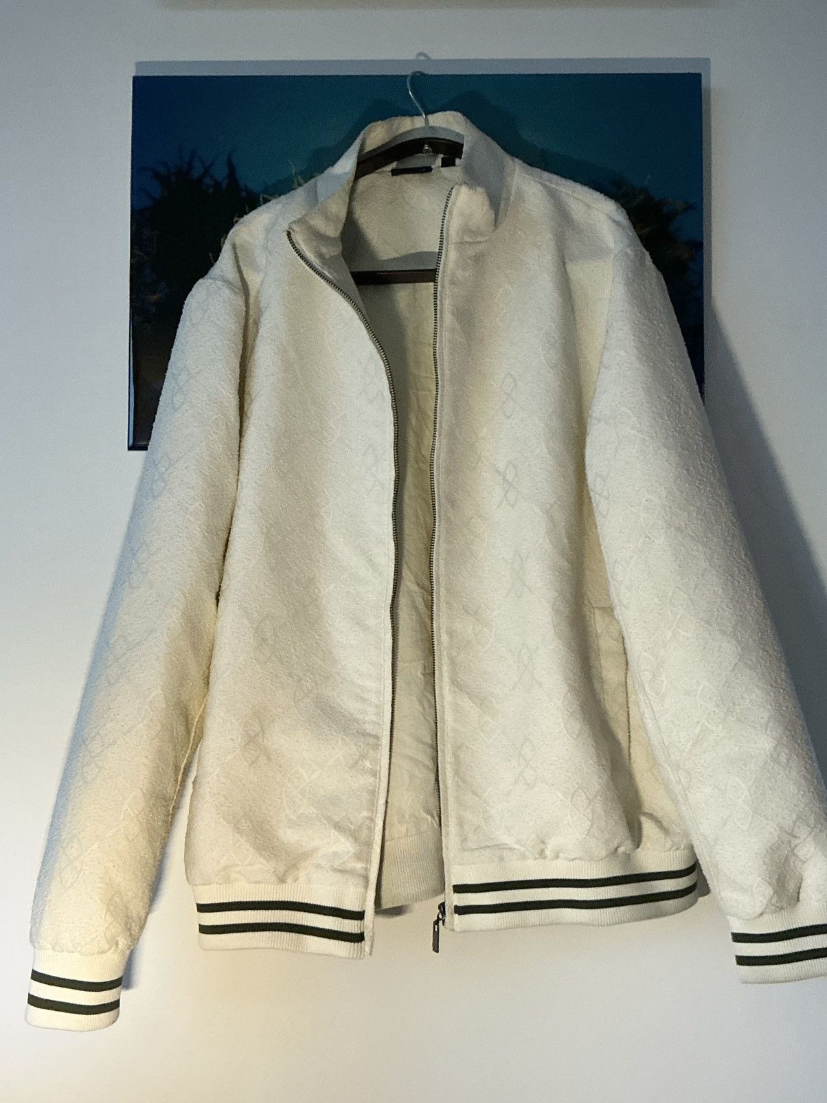 Daily Paper Shakir Boucle Track Jacket Size US XL / EU 56 / 4 - 2 Thumbnail