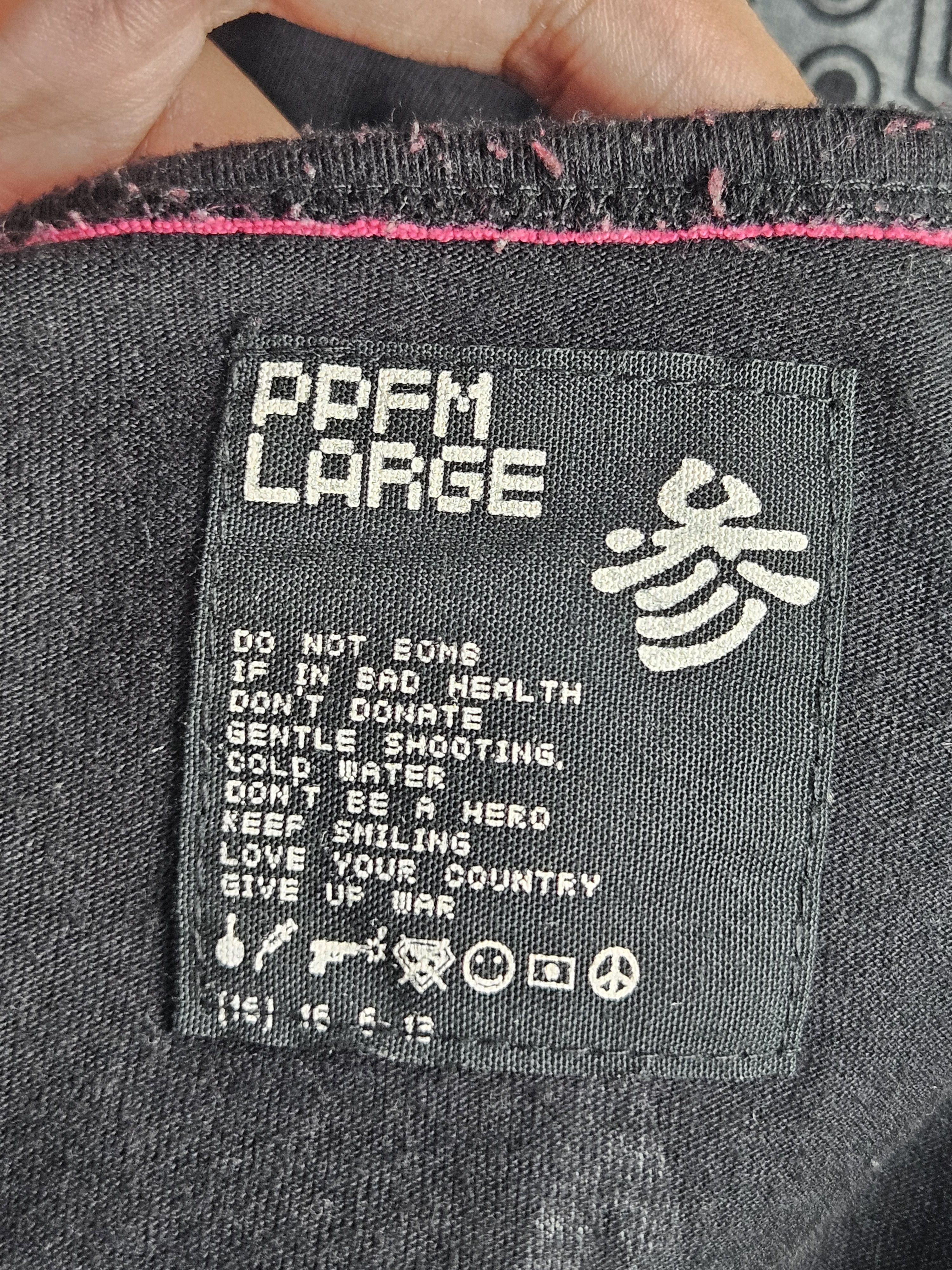 Japanese Brand × PPFM PPFM Revolutionary Quote shirt Size US L / EU 52-54 / 3 - 4 Thumbnail