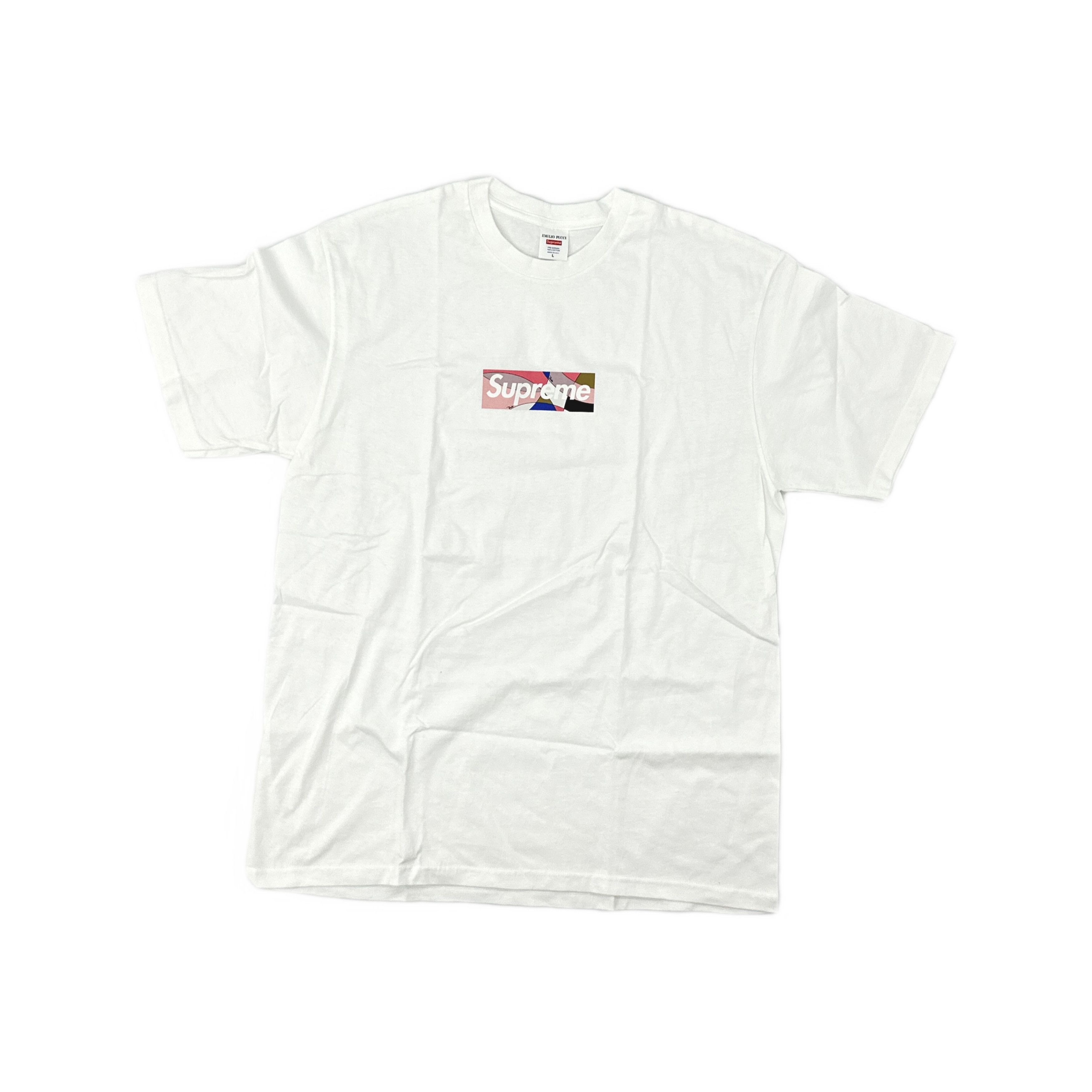 Supreme Supreme x Emilio Pucci Box Logo T-Shirt Size L Size US L / EU 52-54 / 3 - 1 Thumbnail