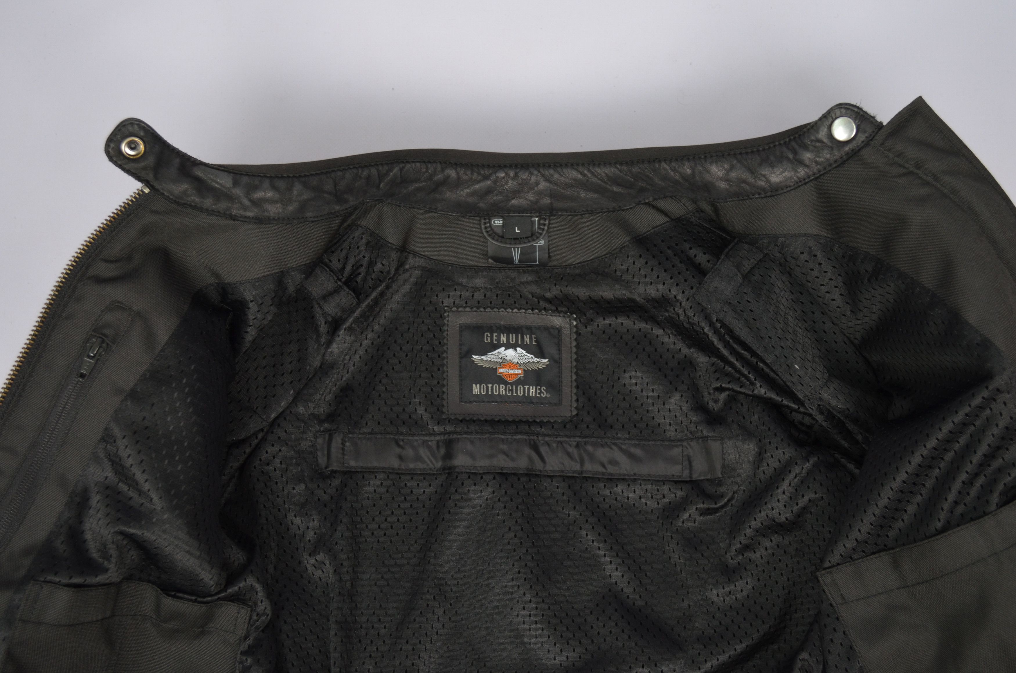 Harley Davidson Harley Davidson Zadar Womens Perforated Leather Biker Jacket Size L / US 10 / IT 46 - 22 Thumbnail