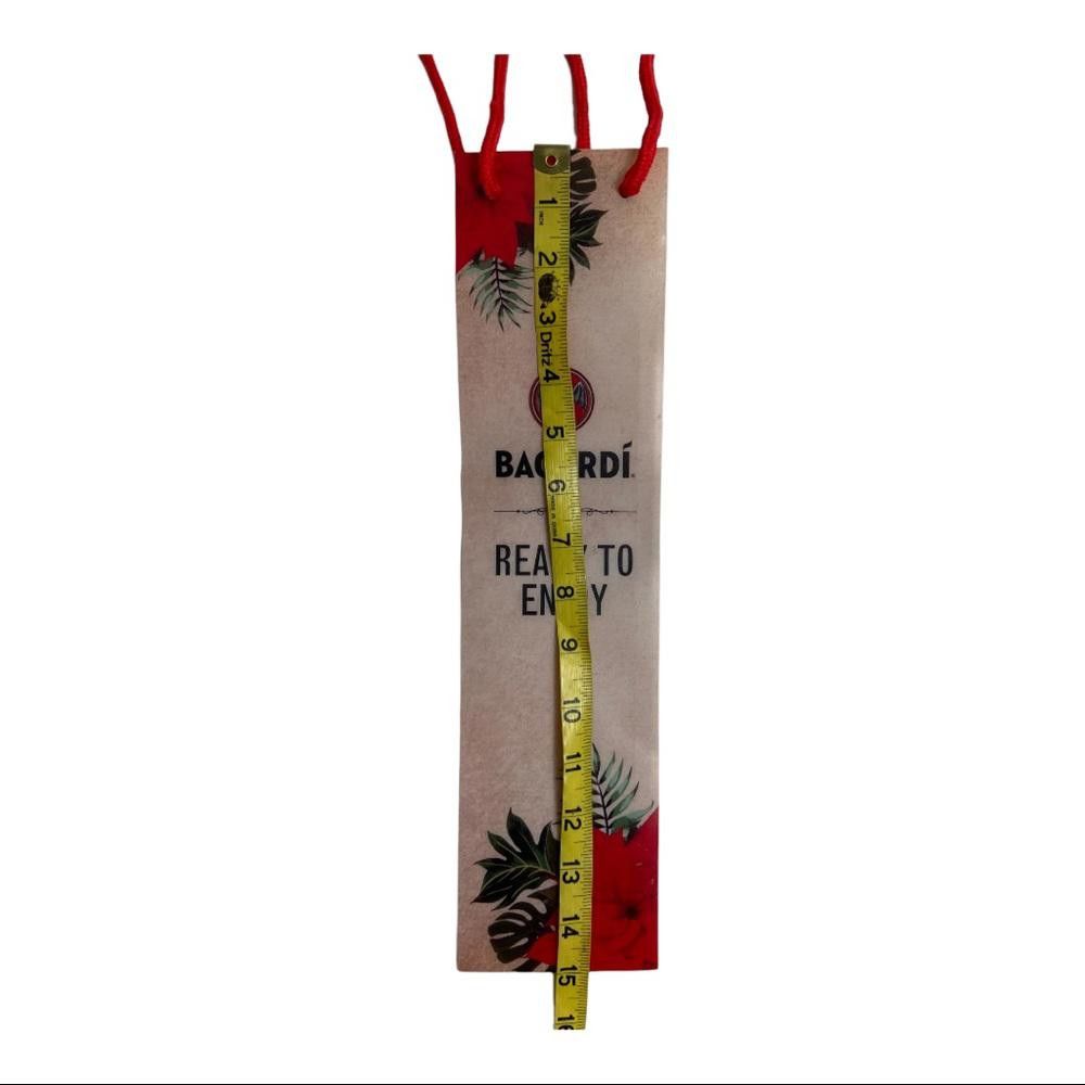 Designer NWOT Bacardi Reusable Bottle Plastic Gift Bags Size ONE SIZE - 2 Thumbnail