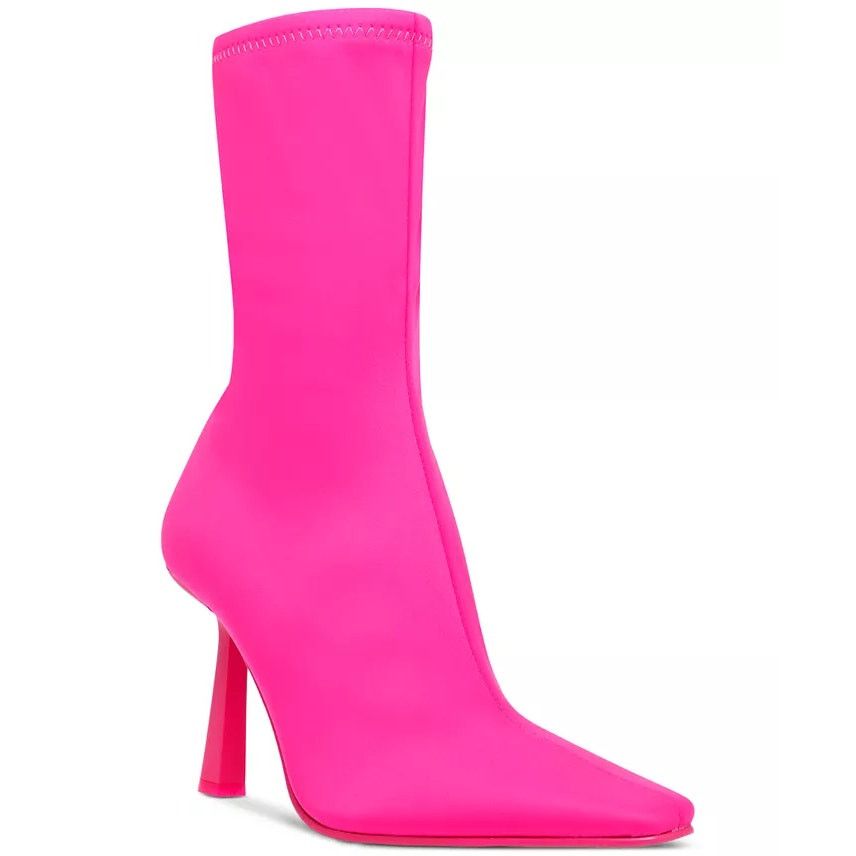 Steve Madden Steve Madden Vakay Mid-Calf Sock Booties Hot Pink Women 5.5M Size US 5.5 / IT 35.5 - 1 Thumbnail