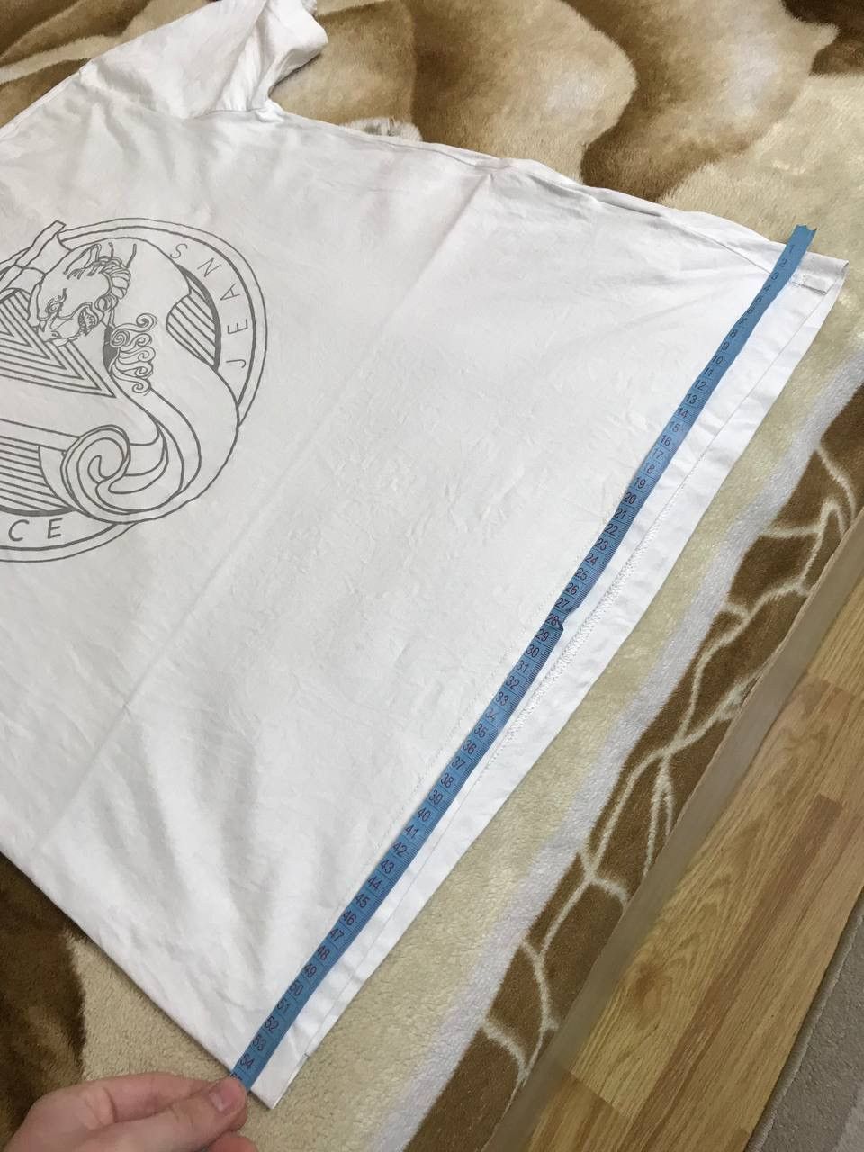 Versace × Versace Jeans Couture × Vintage 🔥 Versace Jeans Couture Logo Cotton T Shirt White Size US XL / EU 56 / 4 - 10 Thumbnail