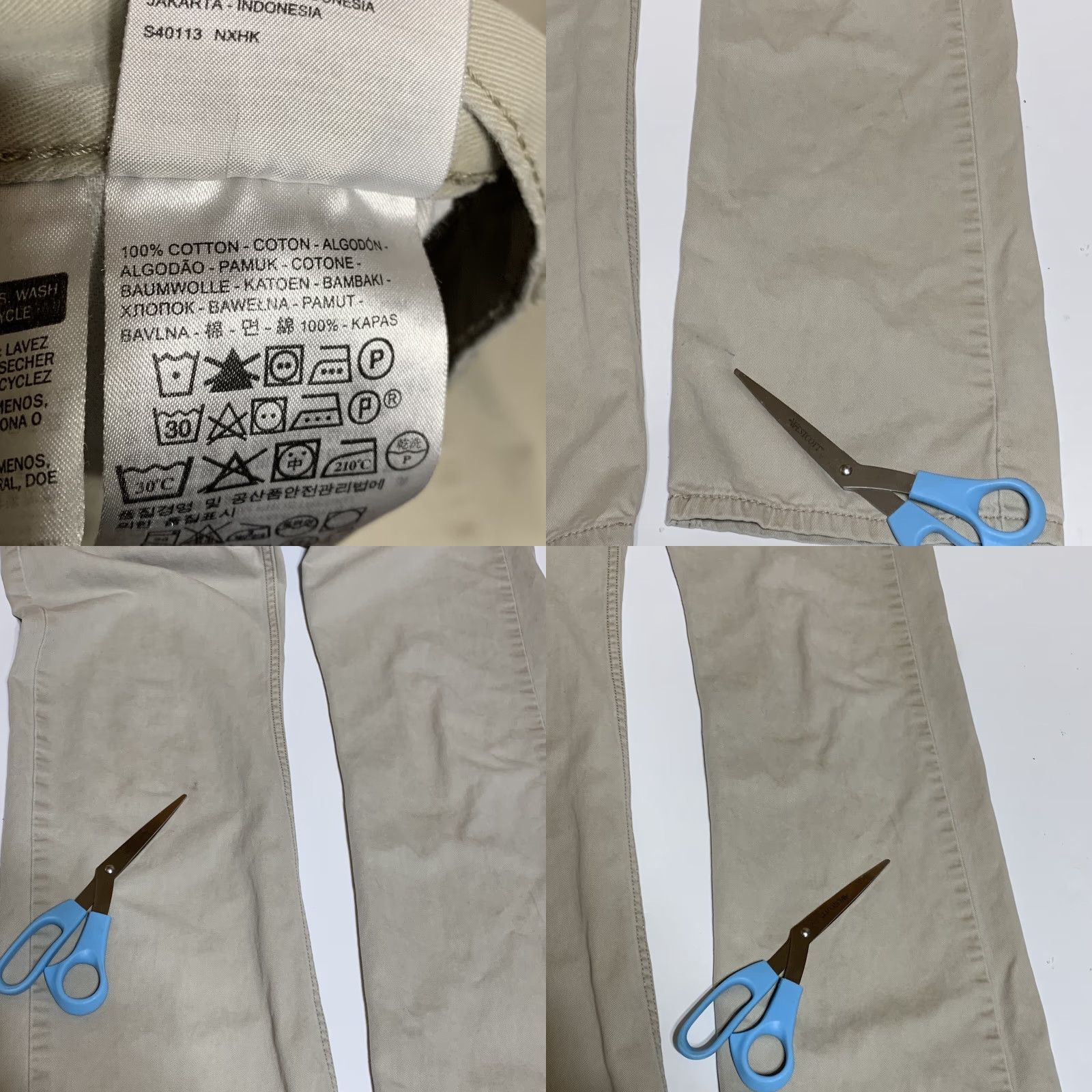 Levi's Levi's 514 Pants 32x32 Straight Leg Tan Beige Cotton Chino Mens VINTAGE No 32in Inseam Pockets Casual Closure Zip Size US 32 / EU 48 - 8 Thumbnail
