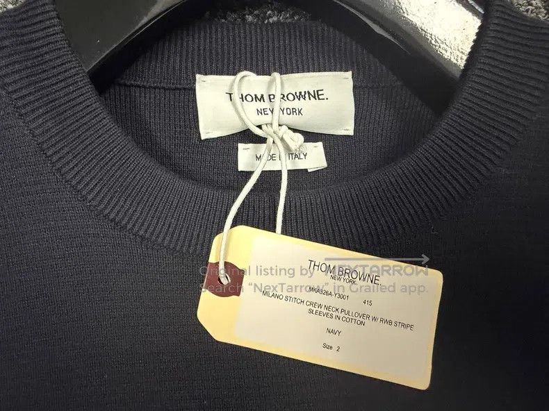 Thom Browne Thom Browne Classic Double Sleeve Badge Knit Cardigan Size US M / EU 48-50 / 2 - 4 Thumbnail