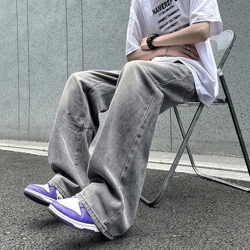 Japanese Brand × Jean Retro loose casual straight tie dye jeans Size US 30 / EU 46 - 5 Thumbnail